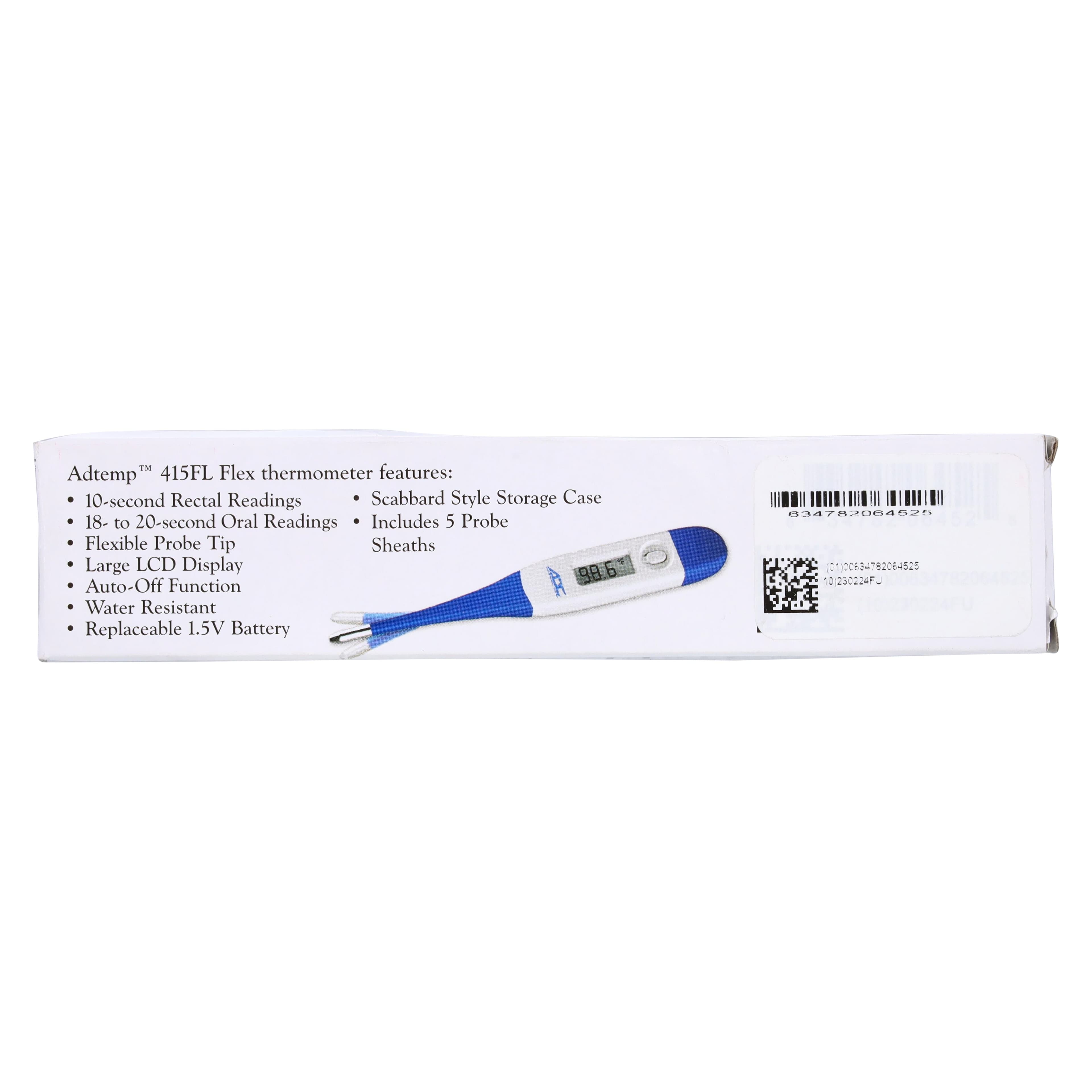 Adtemp III Digital Thermometer, Flex Tip, Model 415FL, Reusable, Each thumbnail 7