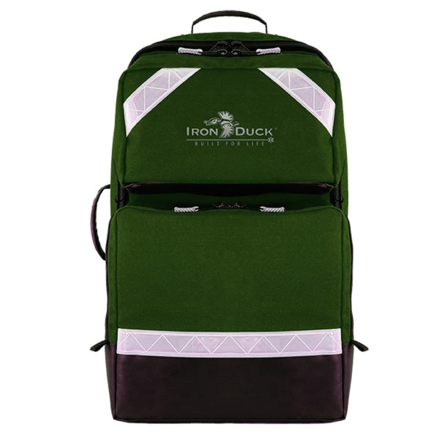 Fleming Industries Trauma Backpack Plus with AED/O2 Compartment, Green - Trauma Backpack Plus AED/O2 Gr - Image 1