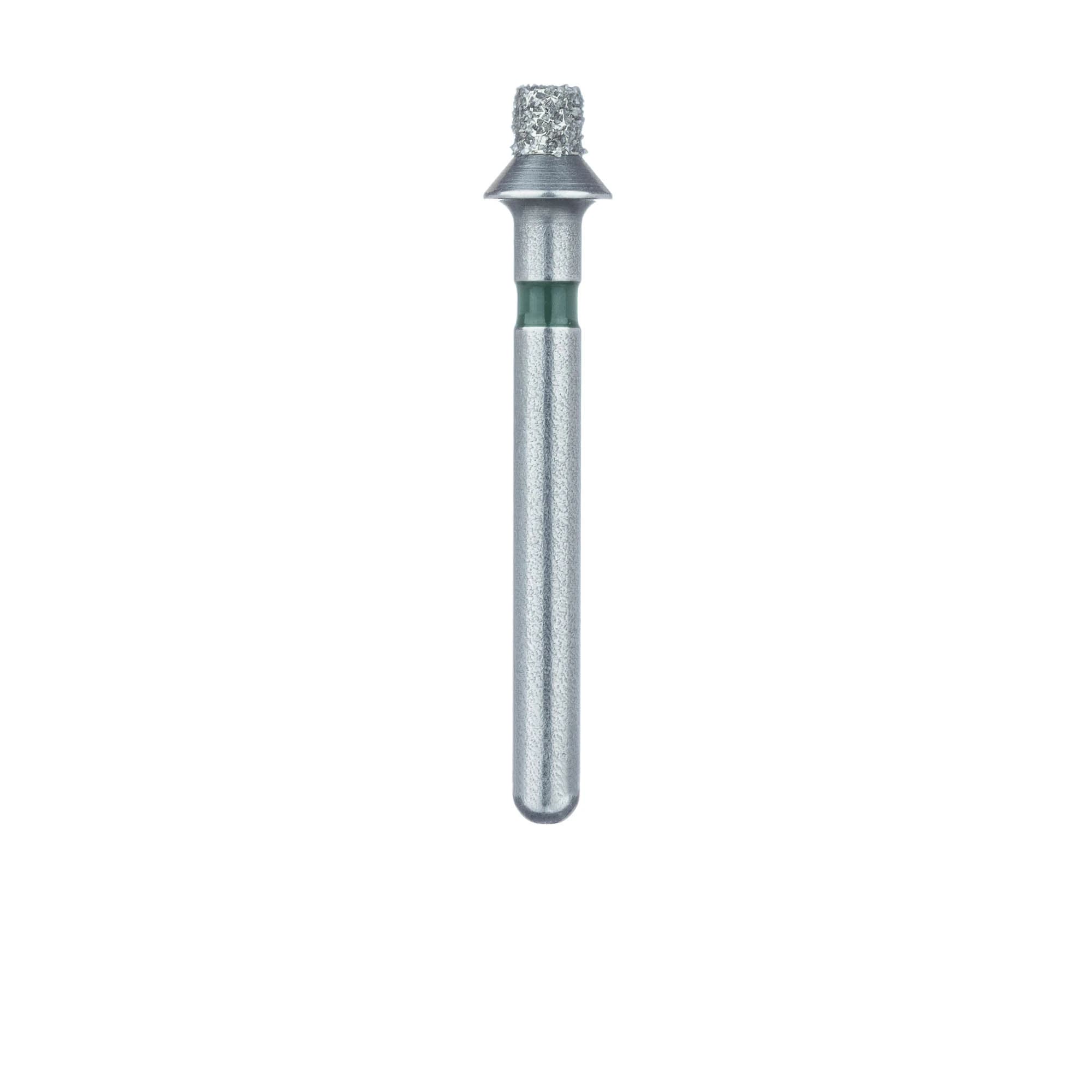 Meisinger Occlusal Reduction Diamond Bur, Friction Grip, Coarse, 1.7 mm Head, 1.5 mm Depth, 828G-017-FG, 5/Pk thumbnail 2