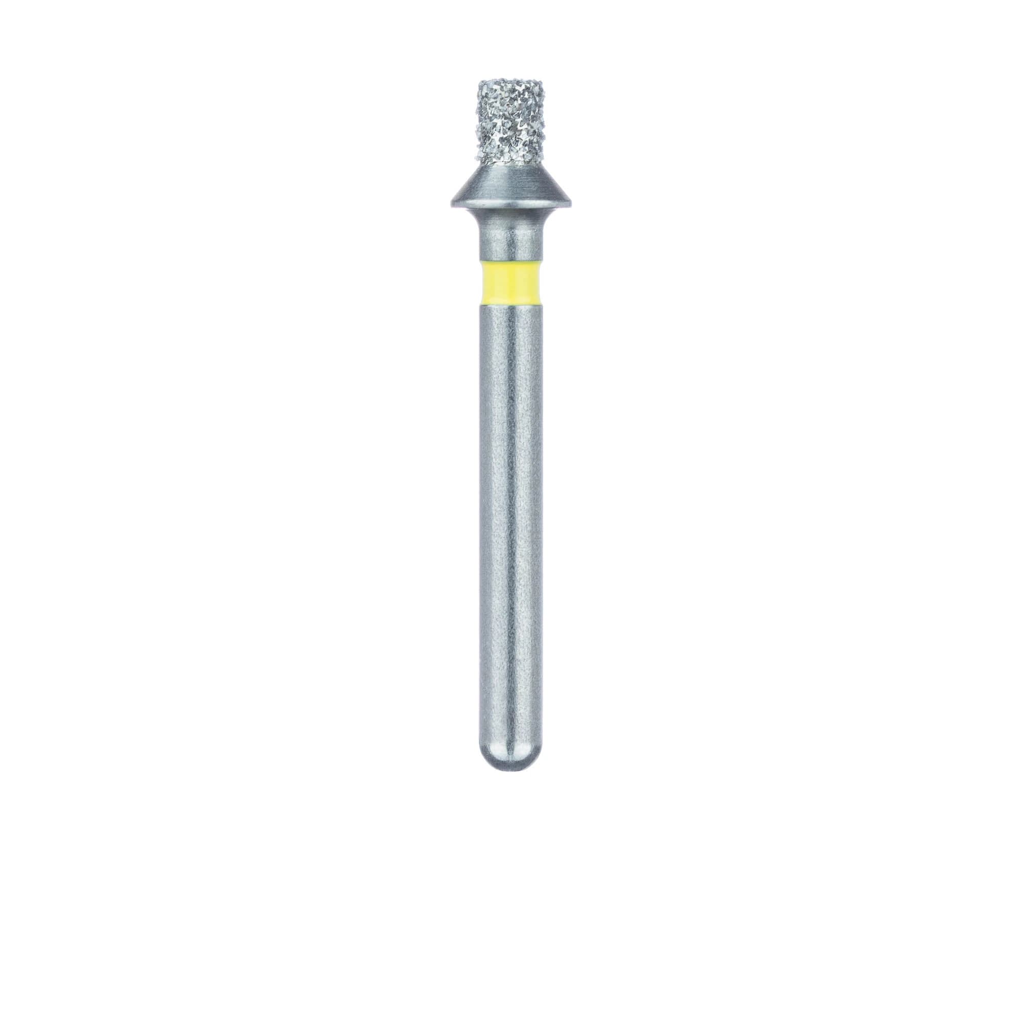 Meisinger Diamond Bur, FG, Occlusal Reduction, Coarse, Yellow, 2.0mm Depth, 1.7mm Diameter, 5/Pk, 828Y-017-FG thumbnail 2
