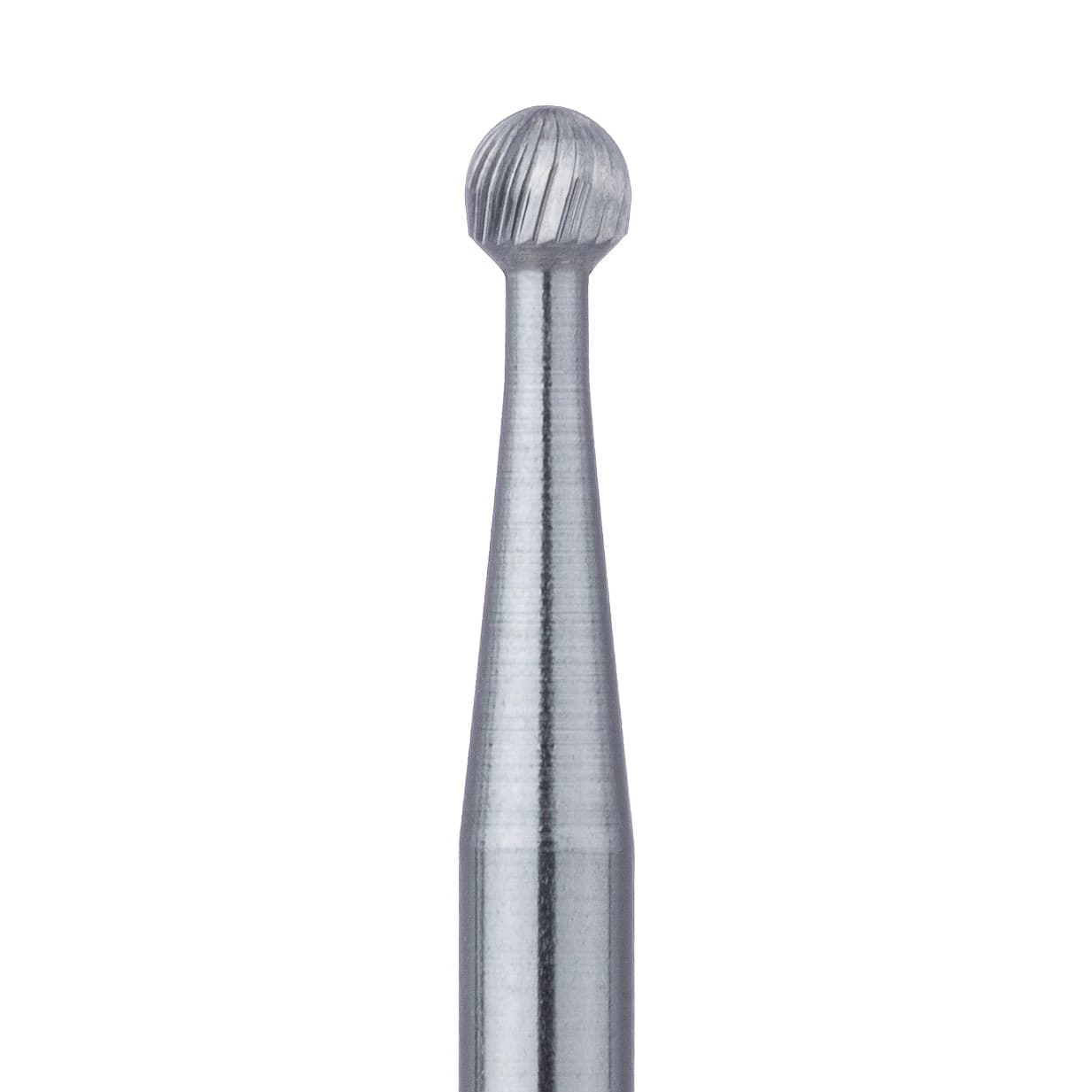 Meisinger HM41-023 Fine T&F Tungsten Carbide Round Bur, Right Angle, 12 Flutes, 2.3 mm, Pack of 5 (7008) - #HM41-023 Fine T&F Carbide Round RA Pack of 5 - Image 1