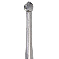Meisinger Tungsten Carbide Bur, Round FG #4, 1.4 mm Diameter, 100/Pack, C0004FG - Tungsten Carbide Burs – HM 1 Round FG, 100/Pkg - # 4, 1.4 mm Diameter - Image 1
