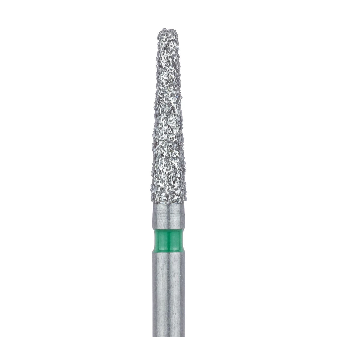 Meisinger 847RG-018-FG Diamond Bur, Friction Grip, Round Edge Taper, Coarse (Green), 1.8 mm Head, 5/Pk - Diamond Bur, Friction Grip, 847RG, 1.8 mm, Coarse, 5/Pk, 847RG-018-FG - Image 1