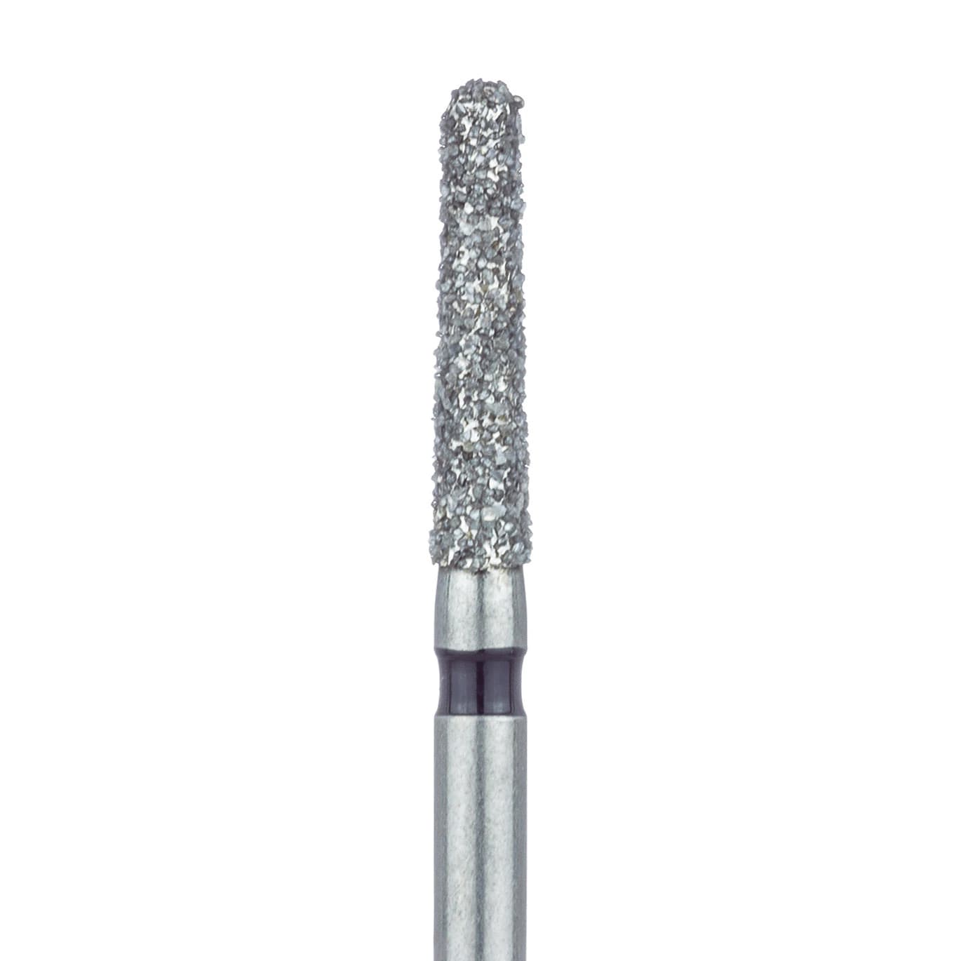 Meisinger Multi-Use Diamond Bur, Friction Grip, Tapered Round End, 850H, 1.8 mm, Super Coarse, Black, 5/Pk, 850H-018-FG - Multi-Use Diamond Bur, Friction Grip, Tapered Round End, 850H, 1.8 mm, Super Coarse, Black, 5/Pk, 850H-018-FG - Image 1