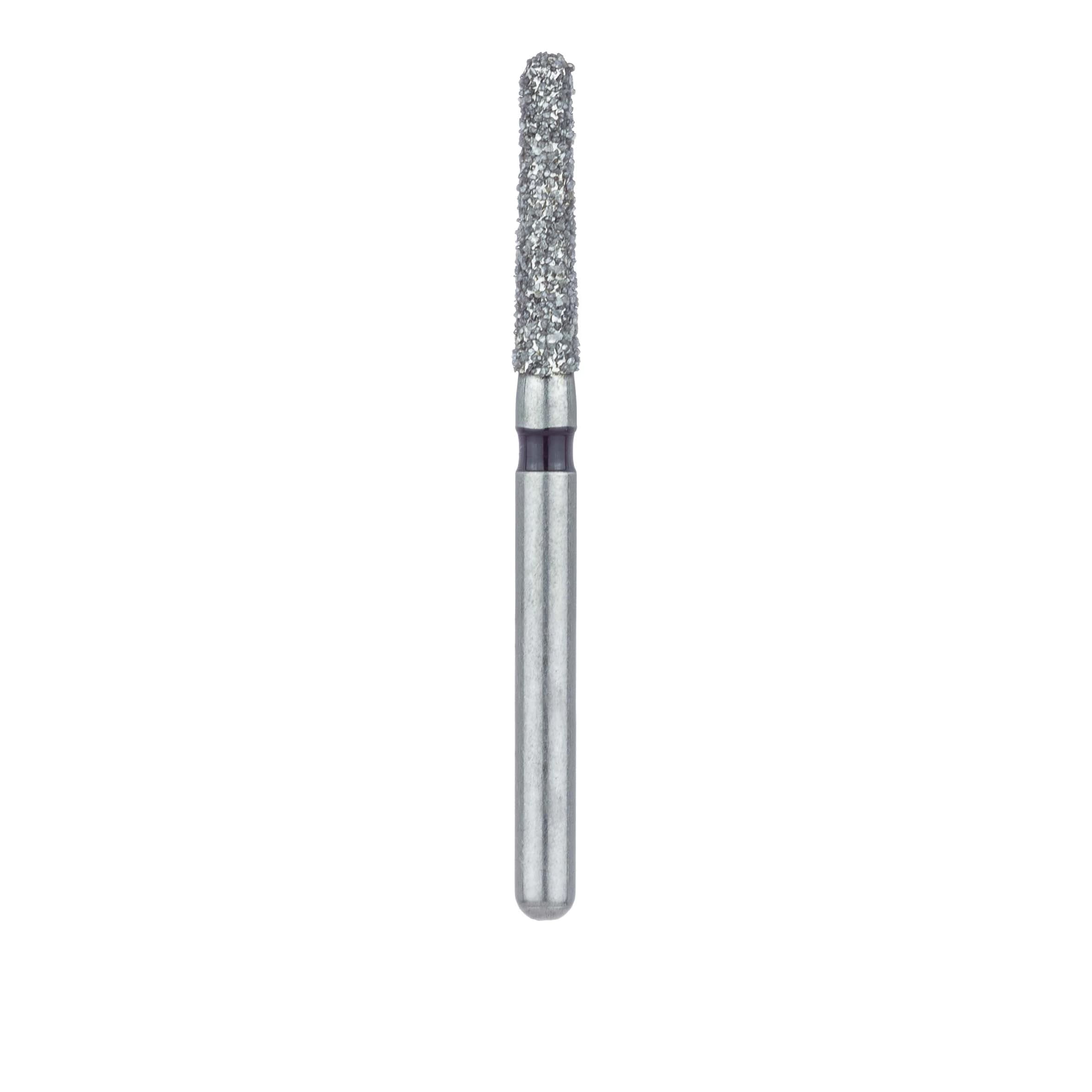 Meisinger Multi-Use Diamond Bur, Friction Grip, Tapered Round End, 850H, 1.8 mm, Super Coarse, Black, 5/Pk, 850H-018-FG thumbnail 2