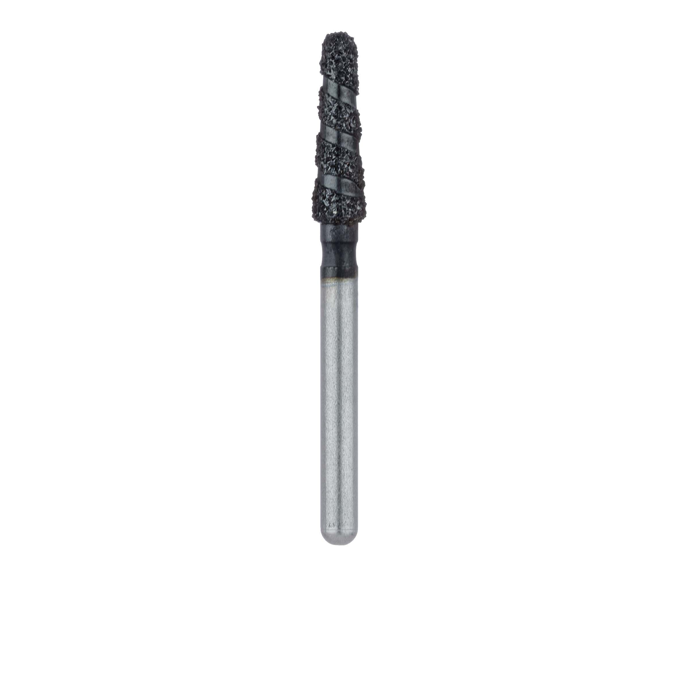 Meisinger Black Cobra Diamond Bur, FG, Super Coarse, Round End Taper, 2.1 mm, 5/Pk, B855-021-FG thumbnail 2