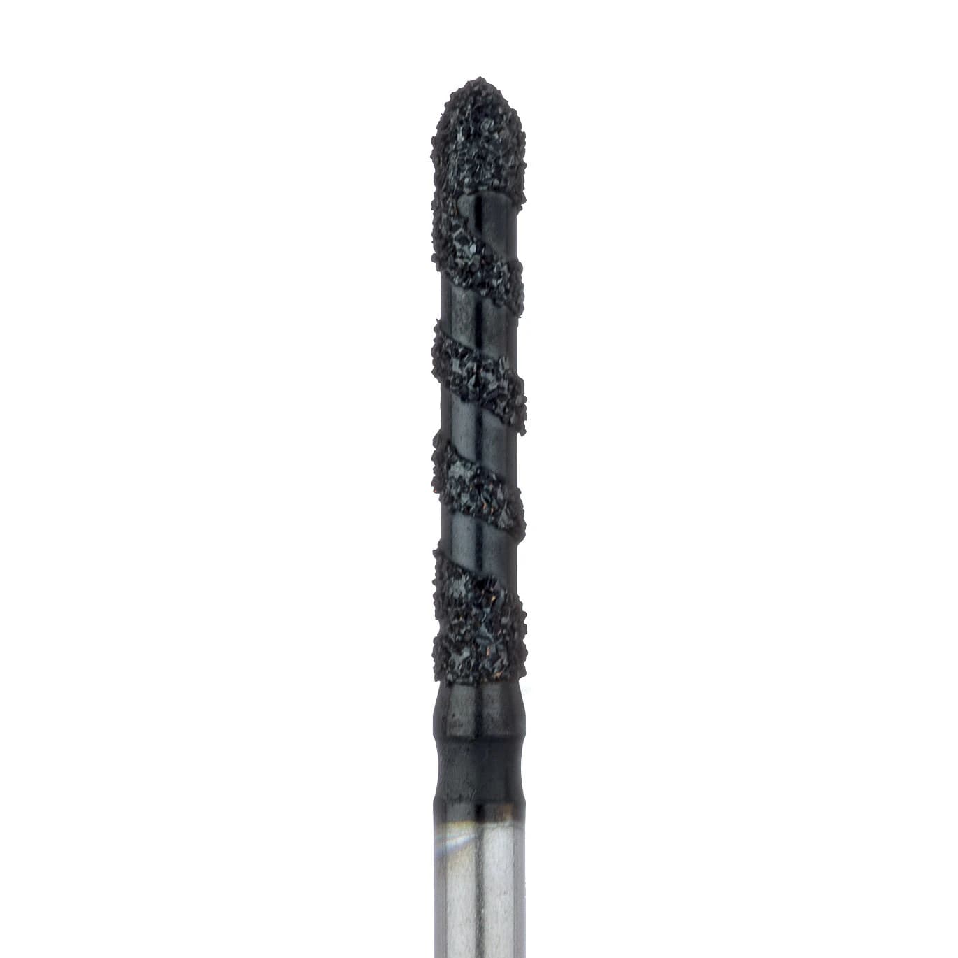 Meisinger Black Cobra Diamond Bur, Straight Bevel Tip, FG, Super Coarse, 1.6 mm Diameter, 5/Pkg, B869-016 - Black Cobra Diamonds – Straight Bevel Tip, FG, 5/Pkg - Size B869-016, 1.6 mm Diameter - Image 1