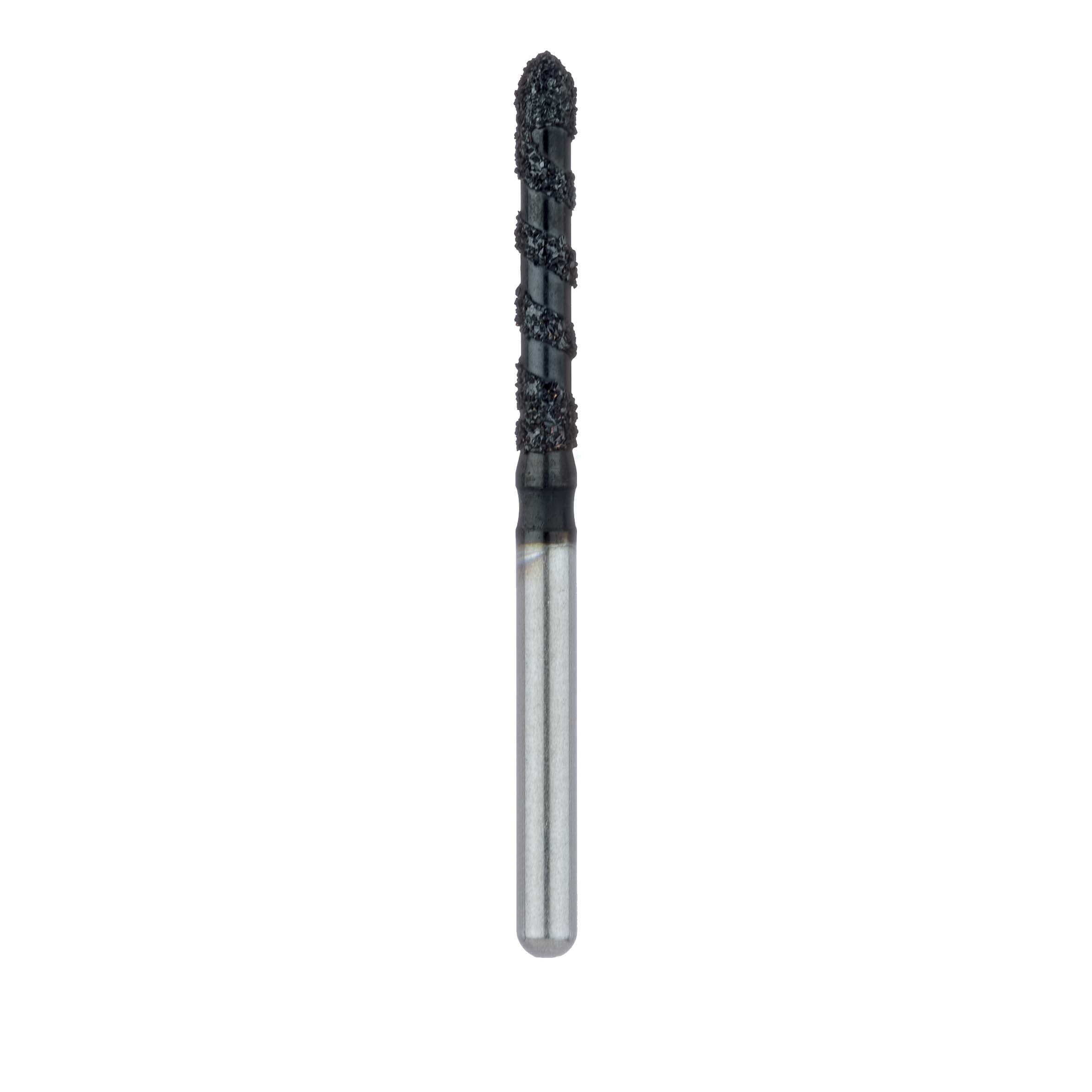 Meisinger Black Cobra Diamond Bur, Straight Bevel Tip, FG, Super Coarse, 1.6 mm Diameter, 5/Pkg, B869-016 thumbnail 2