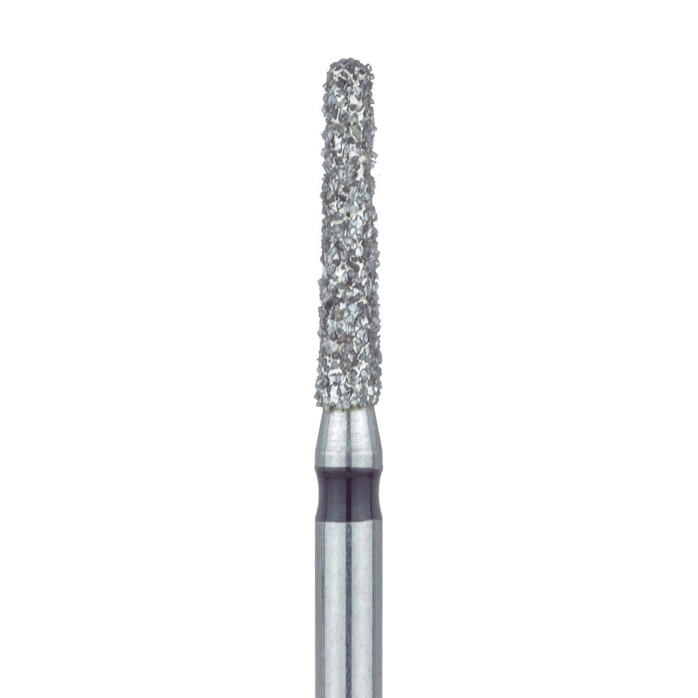 Meisinger 850H-016-FG Diamond Bur, Super Coarse, Round End Taper, Friction Grip, 1.6 mm Head Diameter, 8 mm Working Length, 5/Pkg - Diamond Instruments – FG, Super Coarse, Black, Cone, 5/Pkg - Round, 850H-016-FG, 1.6 mm Head Diameter, 8.0 mm Head Length - Image 1
