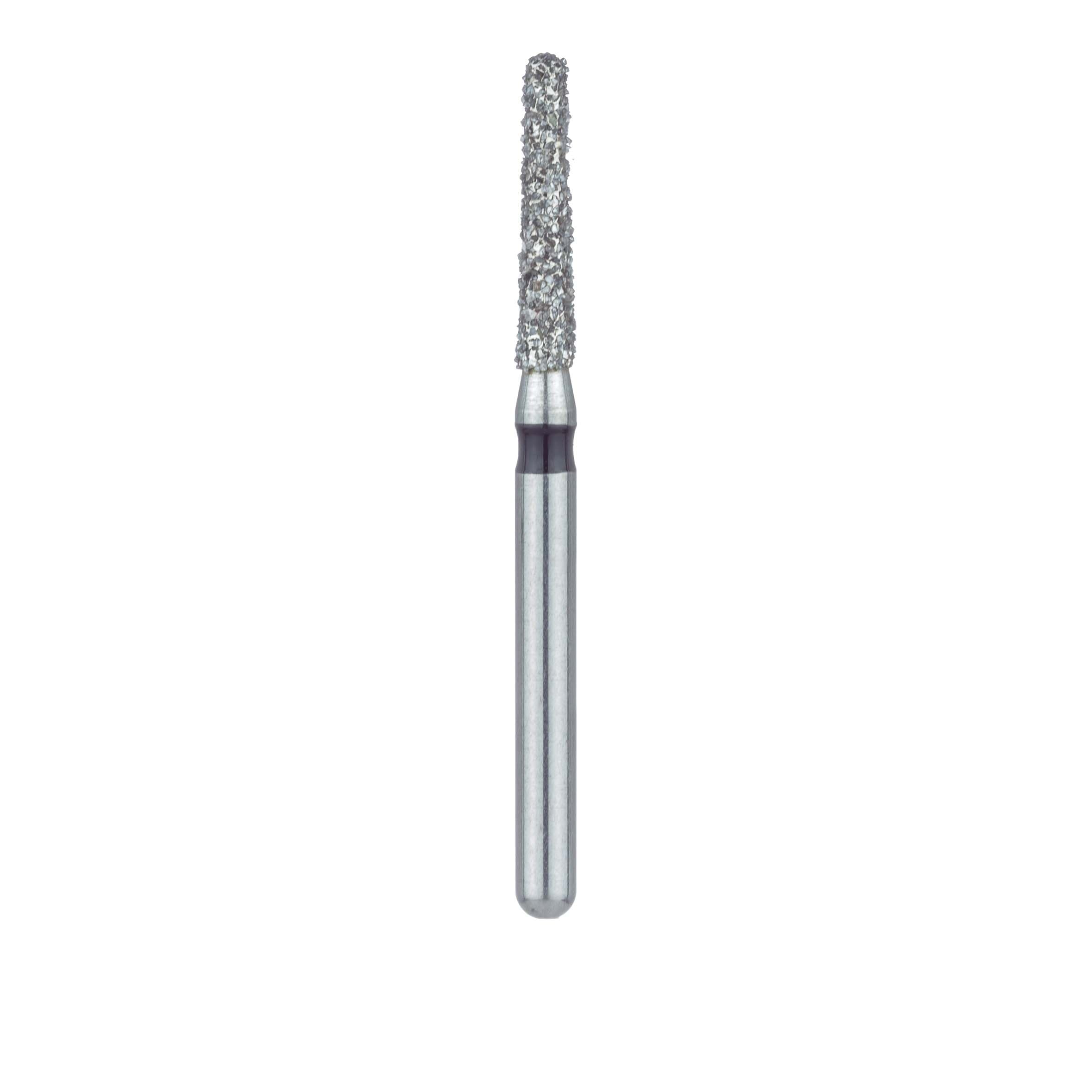 Meisinger 850H-016-FG Diamond Bur, Super Coarse, Round End Taper, Friction Grip, 1.6 mm Head Diameter, 8 mm Working Length, 5/Pkg thumbnail 2