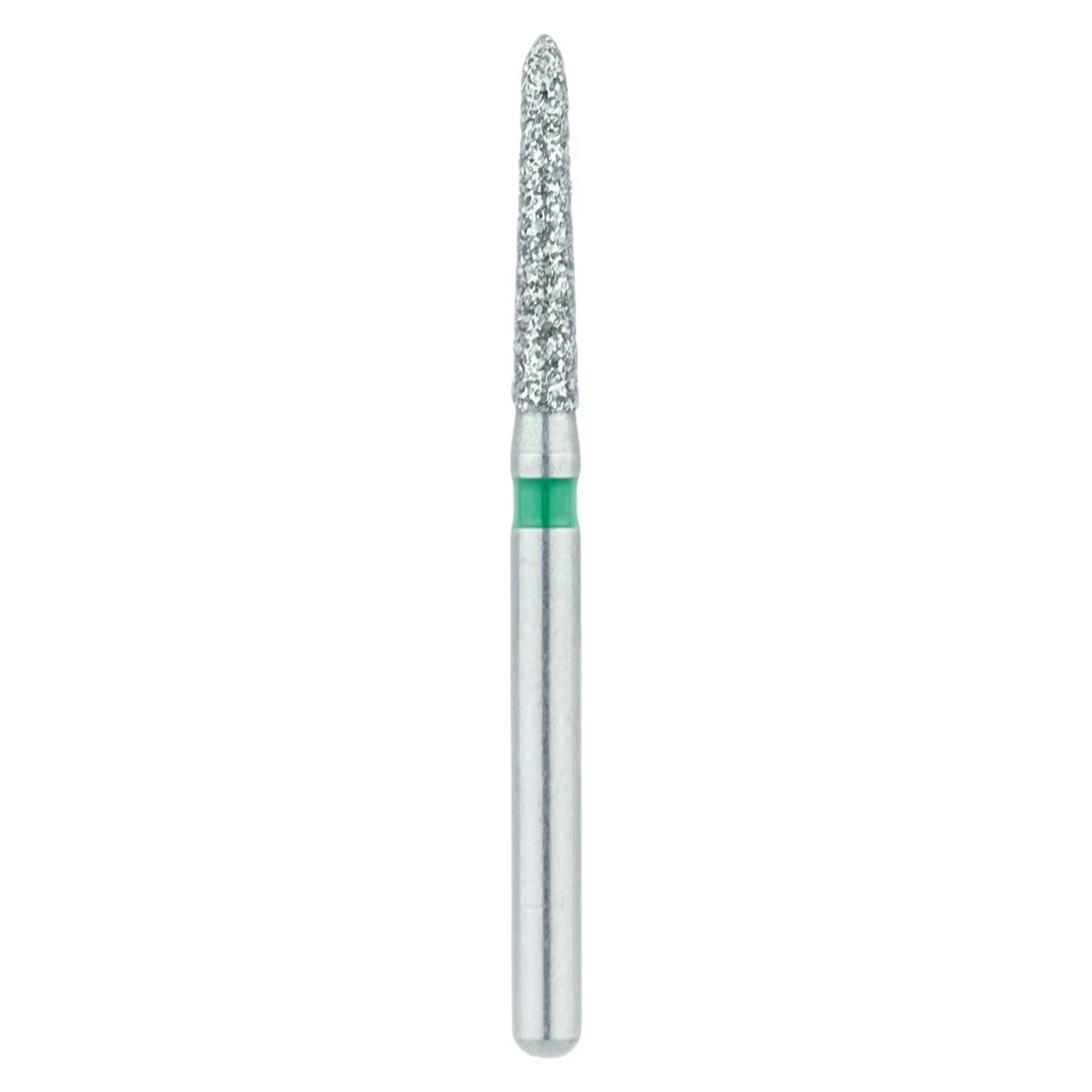 Meisinger Multi-Use Diamond Bur, FG, Modified Torpedo, #878G, 1.6 mm, Coarse (Green), 5/Pk, 878G-016-FG thumbnail 2