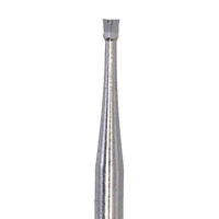 Meisinger Tungsten Carbide Bur #35, Inverted Cone, Friction Grip, 1.0 mm Diameter, 100/Pack, C0035FG - Tungsten Carbide Burs – HM 2 Inverted Cone FG, 100/Pkg - Size #35, 1.0 mm Diameter - Image 1