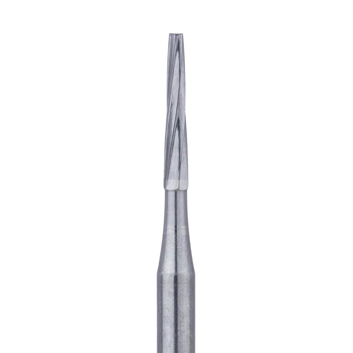 Meisinger Tungsten Carbide Bur #170L (HM 23L), Tapered Fissure, Friction Grip, Long Shank, 1.0 mm Diameter, 5/Pkg, HM23L-010-FGL - Tungsten Carbide Burs – HM 23L Tapered Fissure FG, 5/Pkg - # 170L, 1.0 mm Diameter - Image 1