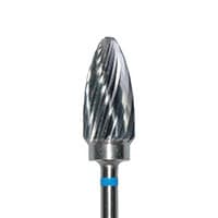 Meisinger HM251-070 Lab Carbide Bur, Round End Taper, Plain Cut, Medium, 7.0 mm, HP, 1/Pkg - Lab Bur Carbide Cutters – S, Plain Cut, Medium, HP, 1/Pkg - Size 251, 7.0 mm Diameter - Image 1