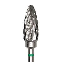 Meisinger HM251HX-060 Lab Carbide Bur, X-Cut, Coarse, Tapered Round End, 6.0 mm, HP, 1/Pkg - Lab Bur Carbide Cutters – HX, X Cut, Coarse, HP, 1/Pkg - Size 251HX, 6.0 mm Diameter - Image 1