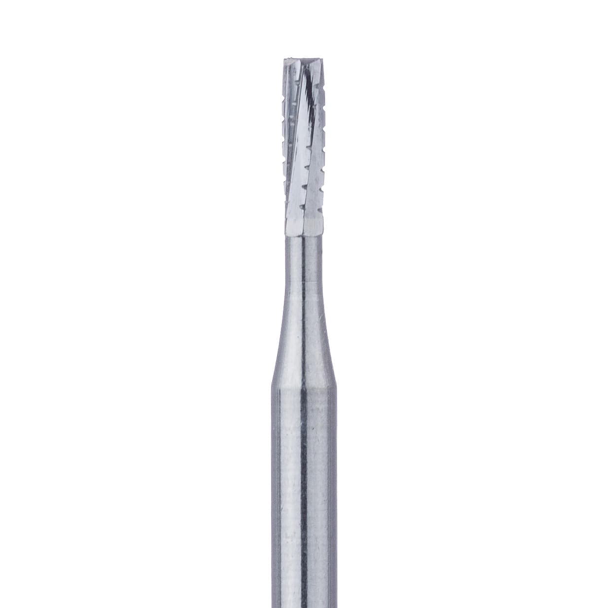 Meisinger Tungsten Carbide Bur HM31S-010-FG, Straight Fissure Cross Cut, Friction Grip, Size #557S, 1.0 mm Diameter, 5/Pkg - Tungsten Carbide Burs – HM 31S Straight Fissure Cross Cut FG, 5/Pkg - Size #557S, 1.0 mm Diameter - Image 1