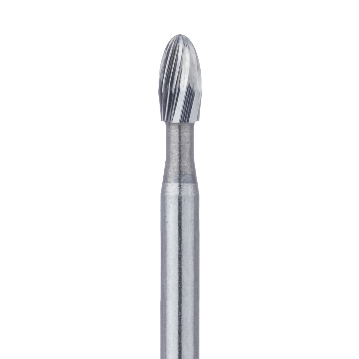 Meisinger Trimming & Finishing Carbide Bur, Friction Grip, Football Shape, Fine (8-12 Flute), 1.8 mm, 5/Pk, HM379-018-FG (US #7406) - Trimming and Finishing Carbide Bur, Friction Grip, 379, 1.8 mm, 5/Pk, HM379-018-FG - Image 1