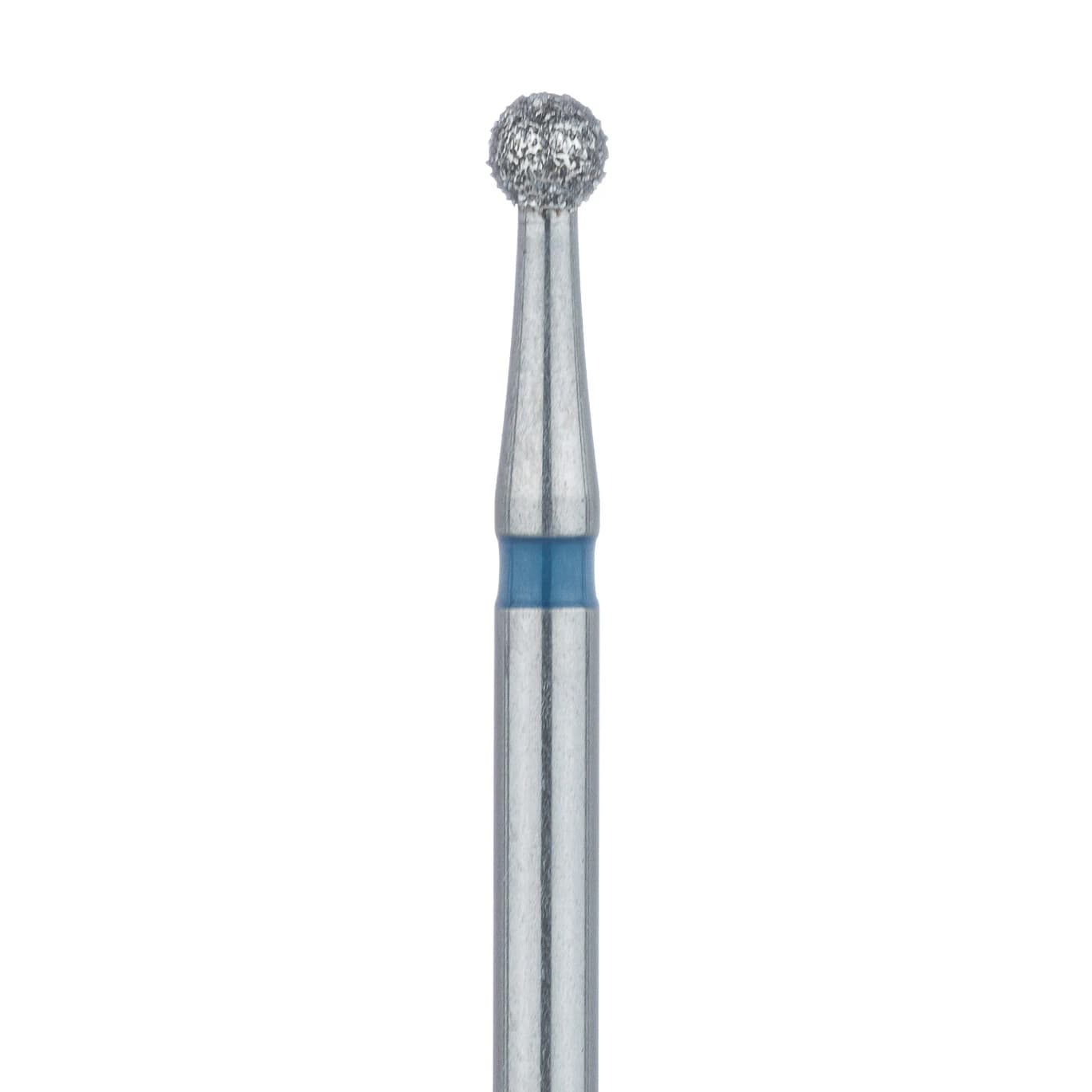 Meisinger Multi-Use Diamond Bur, Friction Grip, Round, 801, 1.8 mm, Medium, Blue, 5/Pk, 801-018-FG - Multi-Use Diamond Bur, Friction Grip, Round, 801, 1.8 mm, Medium, Blue, 5/Pk, 801-018-FG - Image 1