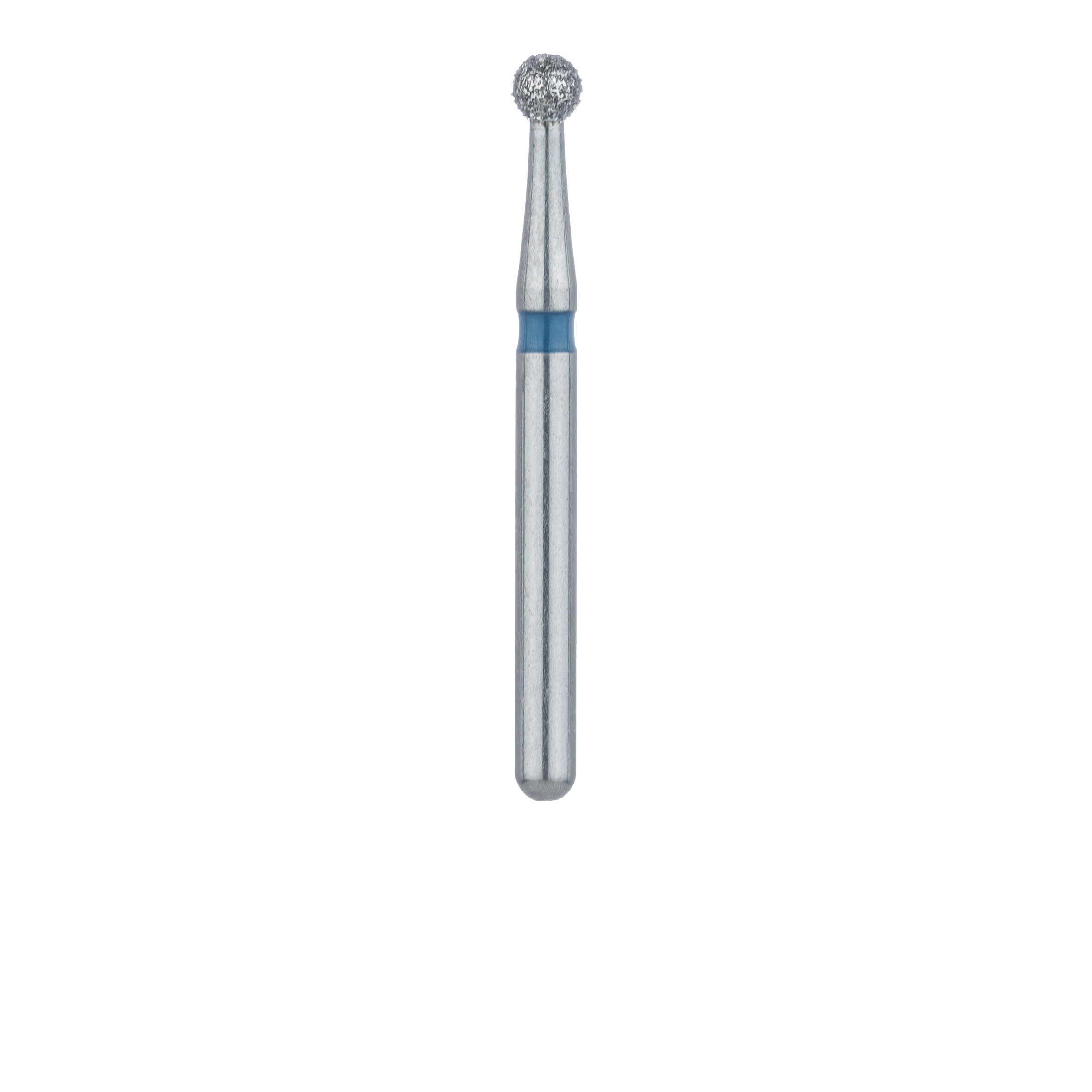 Meisinger Multi-Use Diamond Bur, Friction Grip, Round, 801, 1.8 mm, Medium, Blue, 5/Pk, 801-018-FG thumbnail 2
