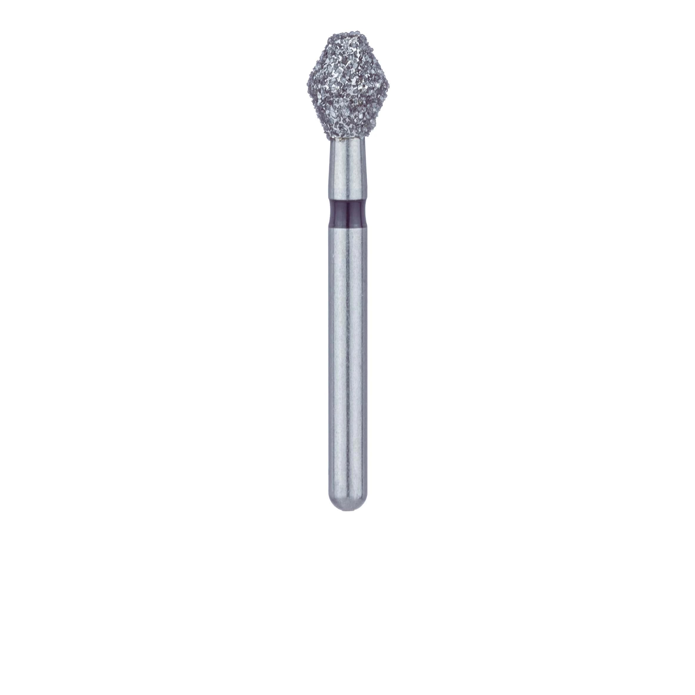 Meisinger 811H-033-FG Diamond Bur, FG, Super Coarse, Black, Barrel, 3.3 mm Head Diameter, 4.0 mm Head Length, 5/Pkg thumbnail 2