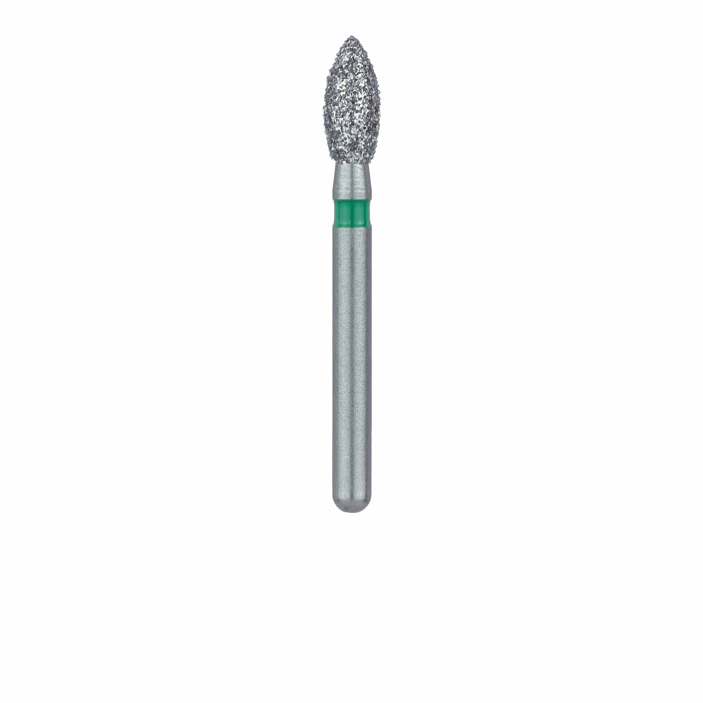 Meisinger Multi-Use Diamond Bur, FG, Pointed Football, #830G, 2.3 mm, Coarse, Green, 5/Pk, 830G-023-FG thumbnail 2