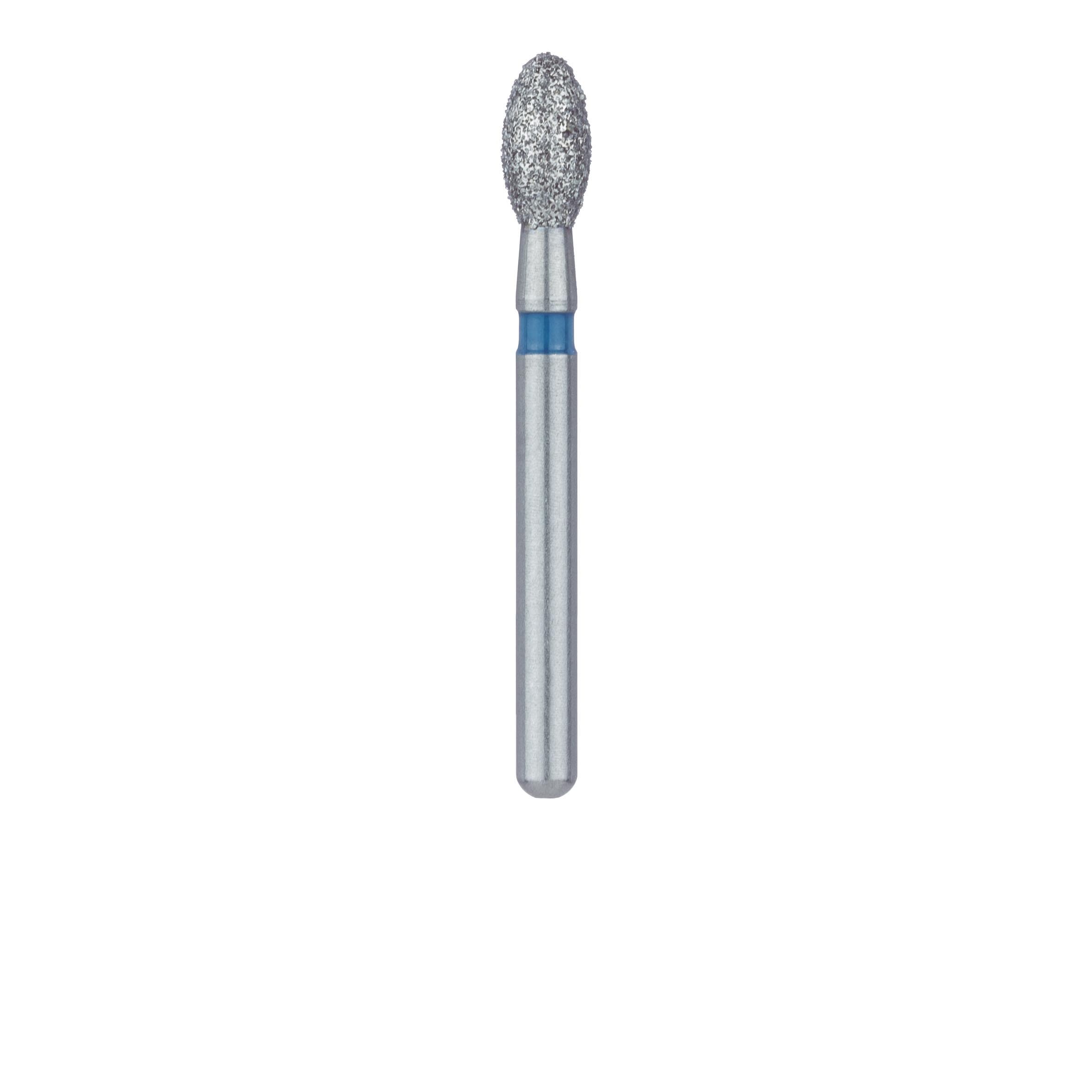 Meisinger Multi-Use Diamond Bur, FG, Football, #833, 1.8 mm, Medium, Blue, 5/Pk, 833-018-FG thumbnail 2