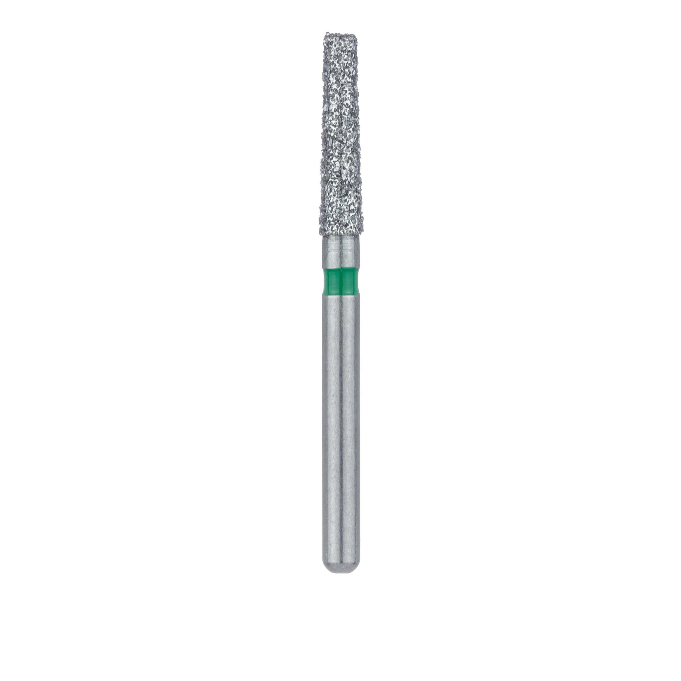 Meisinger Multi-Use Diamond Bur, Friction Grip, Tapered Flat End, 847G, 1.8 mm, Coarse, Green, 5/Pk, 847G-018-FG thumbnail 2