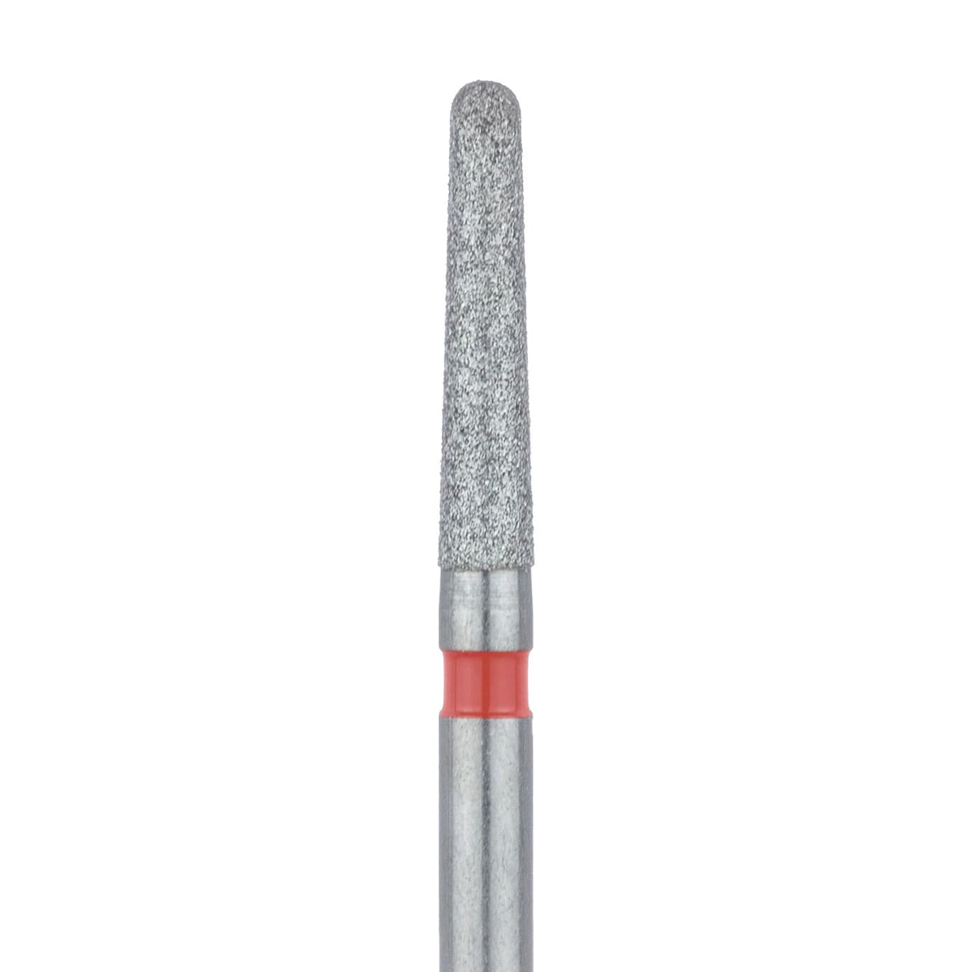 Meisinger Multi-Use Diamond Bur, FG, Round End Taper Chamfer, #850F, 1.6 mm, Fine (Red), 5/Pk, 850F-016-FG - Meisinger Multi-Use Diamond Burs, FG, Round End Taper Chamfer, # 850F, 1.6 mm, Fine, Red, 5/Pk, 850F-016-FG - Image 1