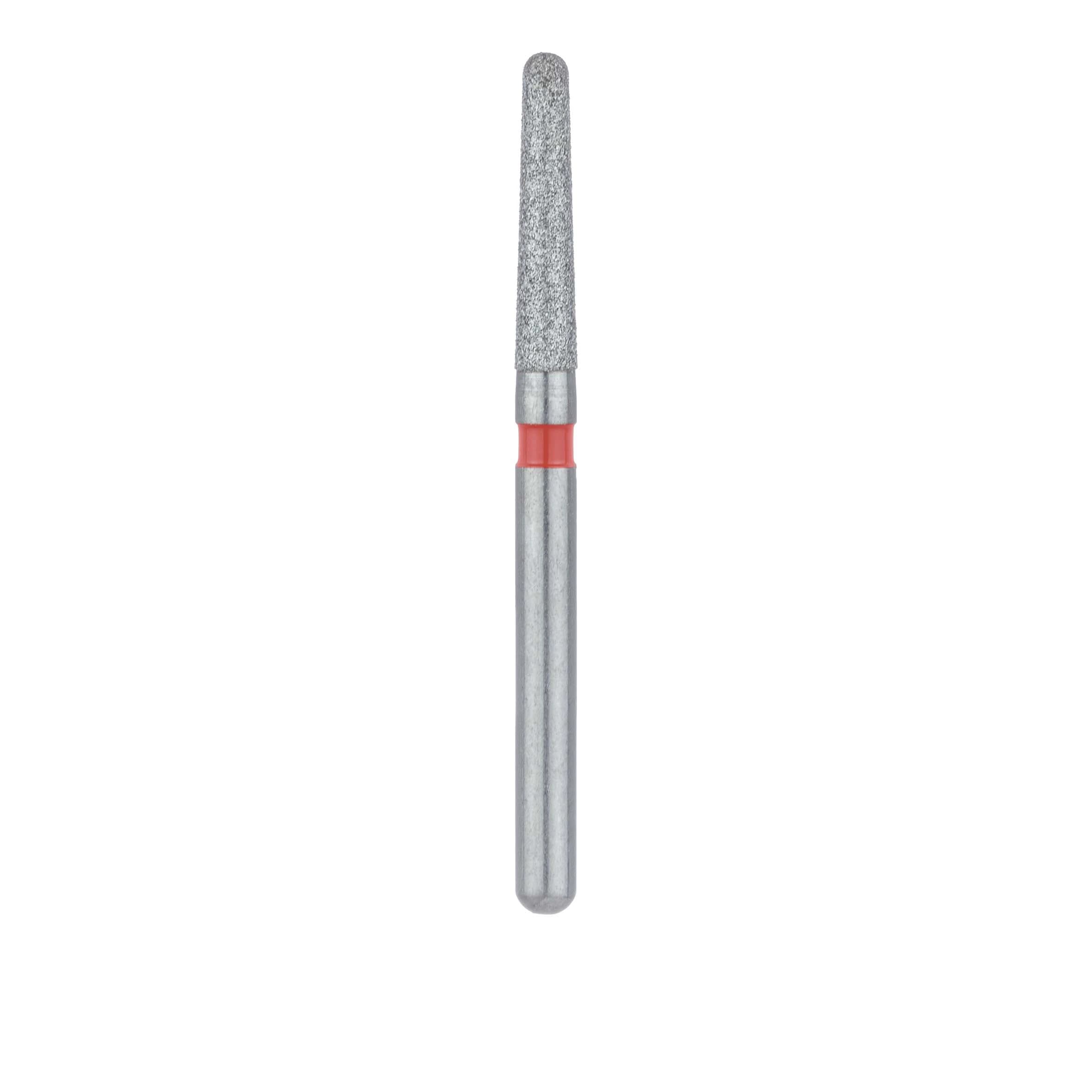 Meisinger Multi-Use Diamond Bur, FG, Round End Taper Chamfer, #850F, 1.6 mm, Fine (Red), 5/Pk, 850F-016-FG thumbnail 2