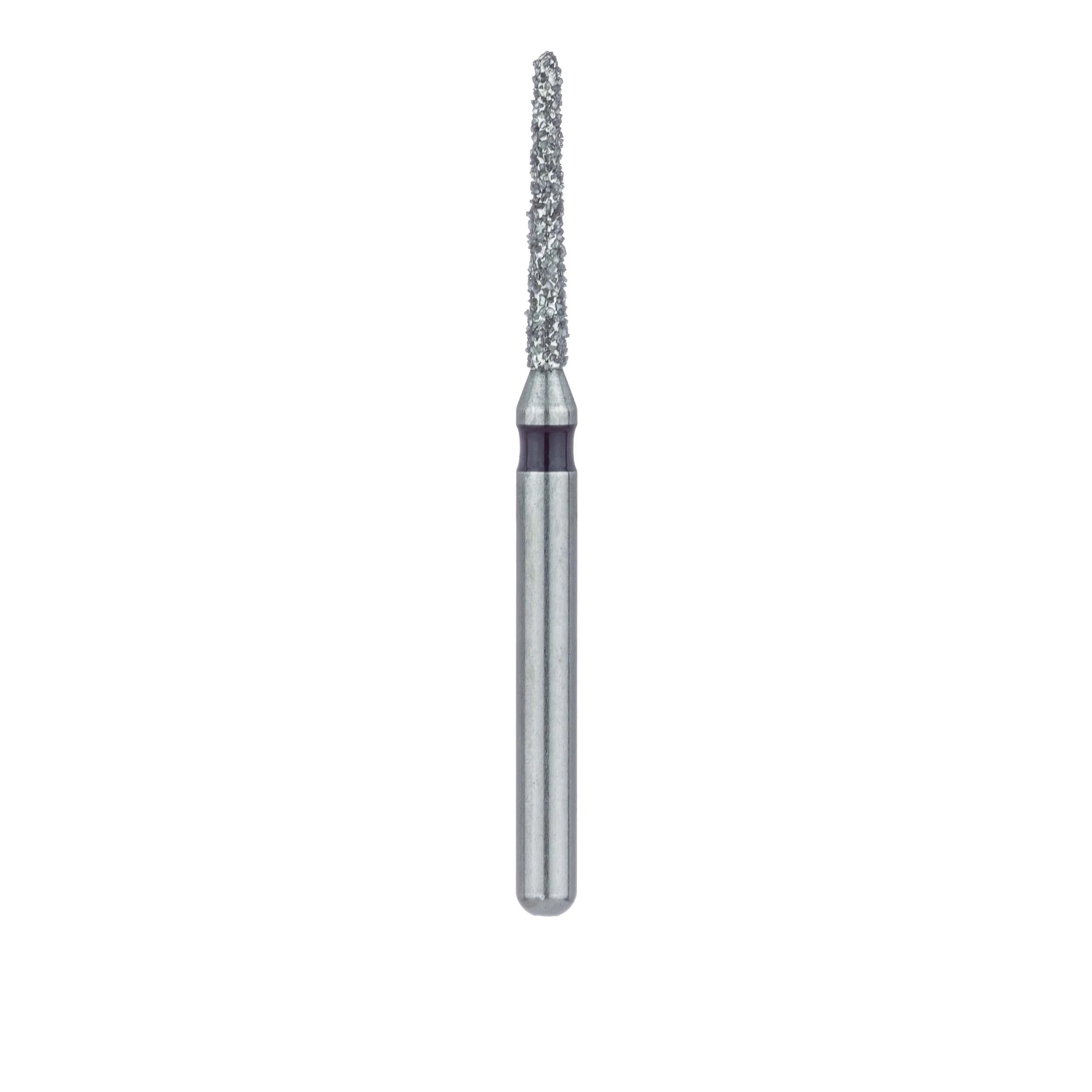 Meisinger Diamond Bur 850H-012-FG, Round End Taper, Super Coarse (Black), 1.2 mm Head, 5/Pack thumbnail 2