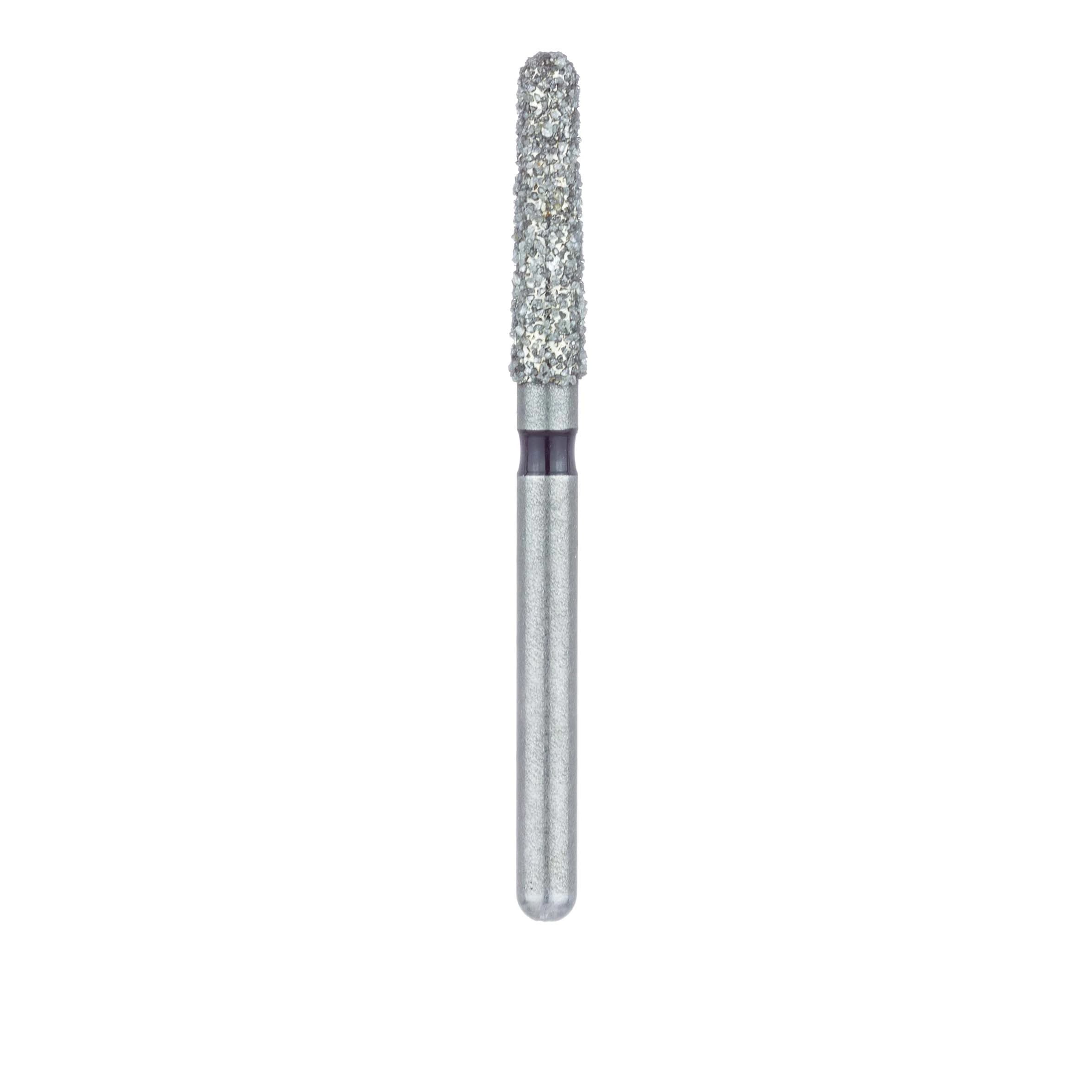 Meisinger 850H-021-FG Diamond Bur, Super Coarse, Round End Taper, Friction Grip, 2.1 mm Head Diameter, 8.0 mm Head Length, 5/Pkg thumbnail 2