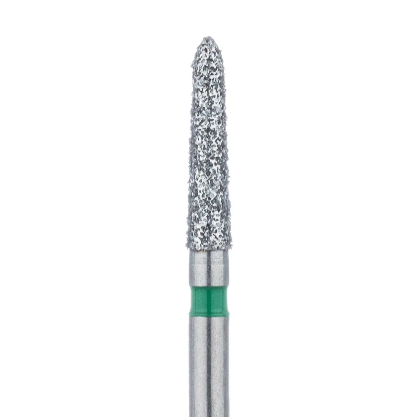 Meisinger Multi-Use Diamond Bur, FG, Modified Torpedo, #878G, 1.8 mm, Coarse (Green), 5/Pk, 878G-018-FG - Meisinger Multi-Use Diamond Burs, FG, Modified Torpedo, # 878G, 1.8 mm, Coarse, Green, 5/Pk, 878G-018-FG - Image 1