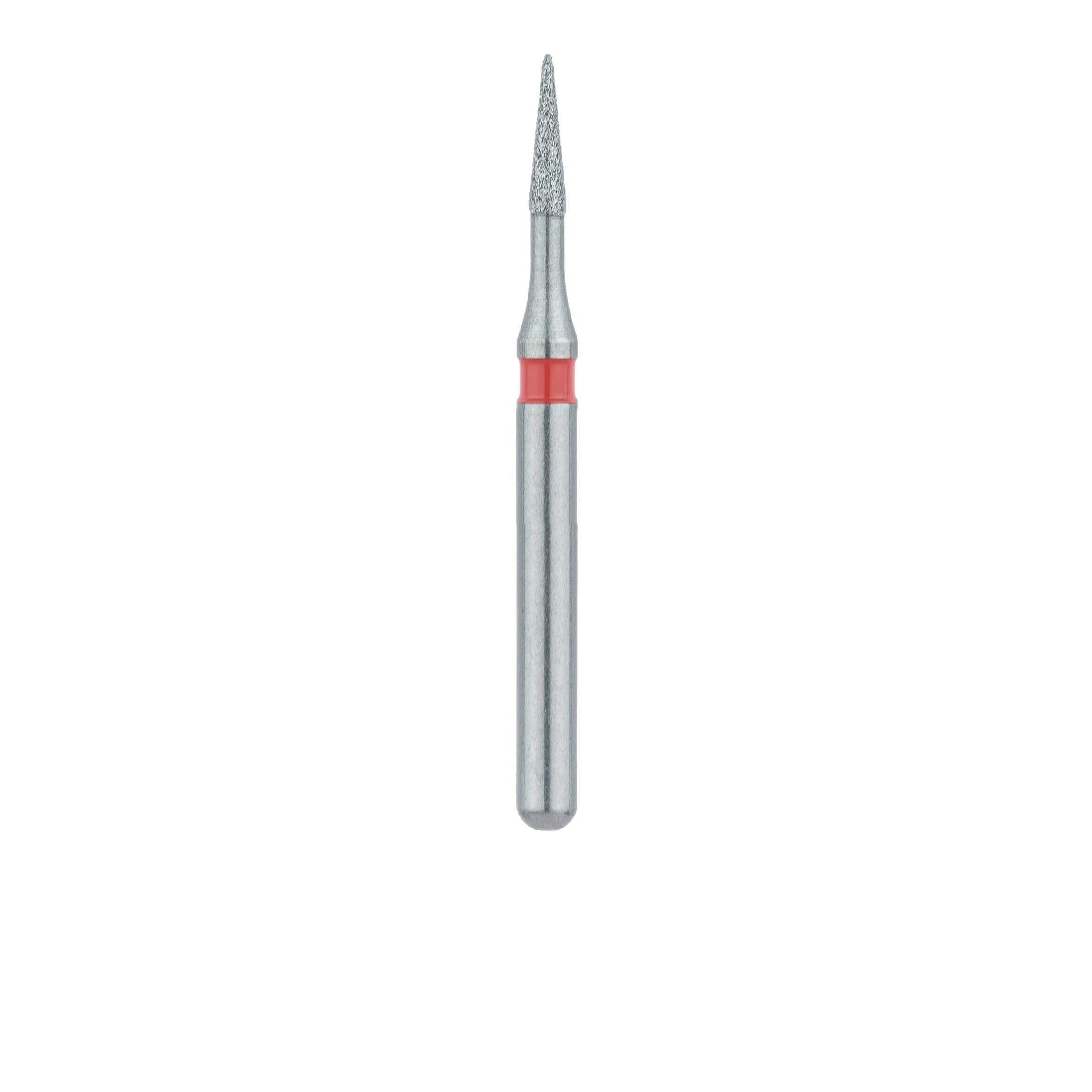 Meisinger Multi-Use Diamond Bur, FG, Short Needle, #890F, 1.0 mm, Fine (Red), 5/Pk, 890F-010-FG thumbnail 2