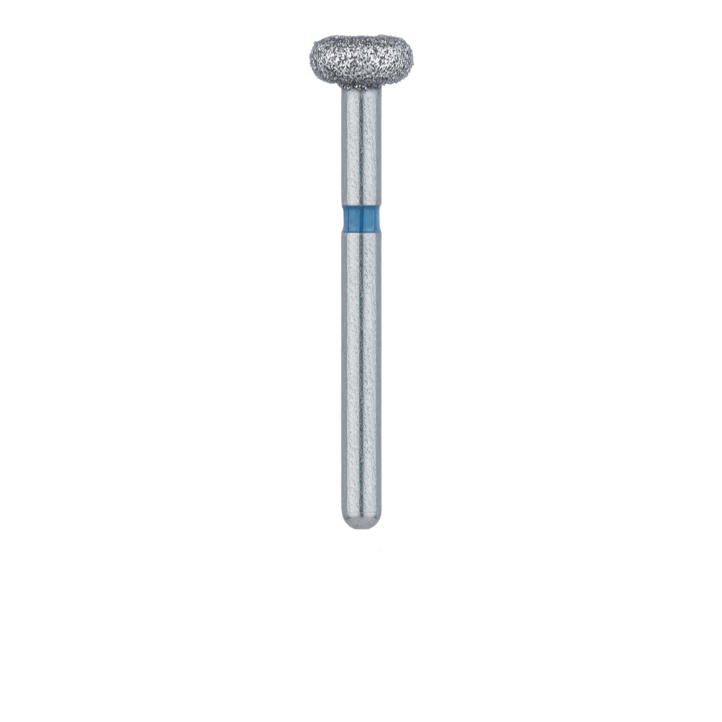 Meisinger 909-040-FG Medium Diamond Bur, Wheel/Donut Shape, 4.0 mm Head, Friction Grip, Blue Ring, 5/Pack thumbnail 2