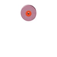 Meisinger 9752F-170-HP-R/O Ceramic Polisher Wheel, Fine, Red/Orange, HP Shank, 17.0mm, 1 Each - 9752F-170 HP Fine Porcelain Polishing Whl Rd/Org(1 - Image 1