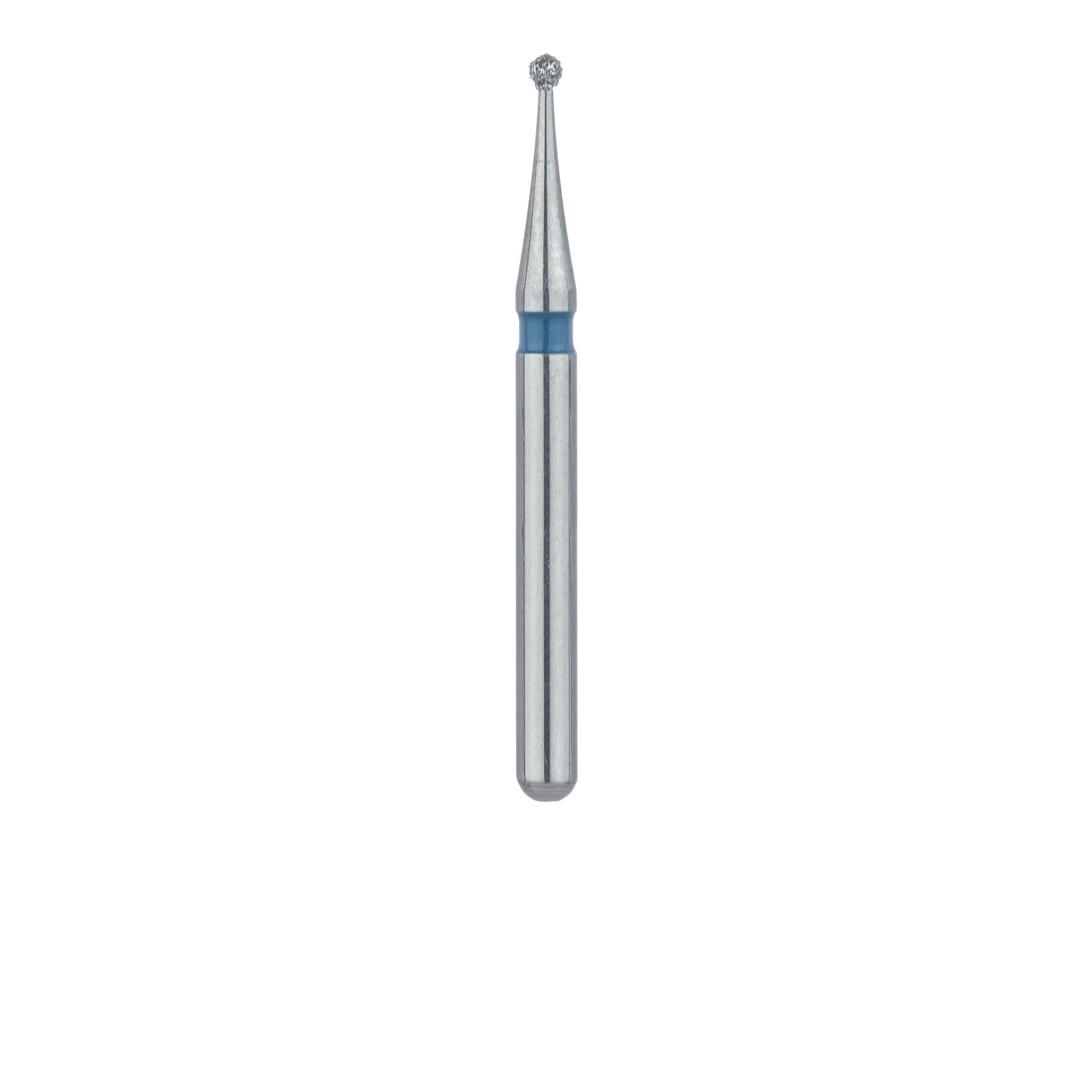 Meisinger 801-008-FG Diamond Bur, FG, Medium Grit, Blue Ring, Round Head, 0.8 mm, 5/Pkg thumbnail 2