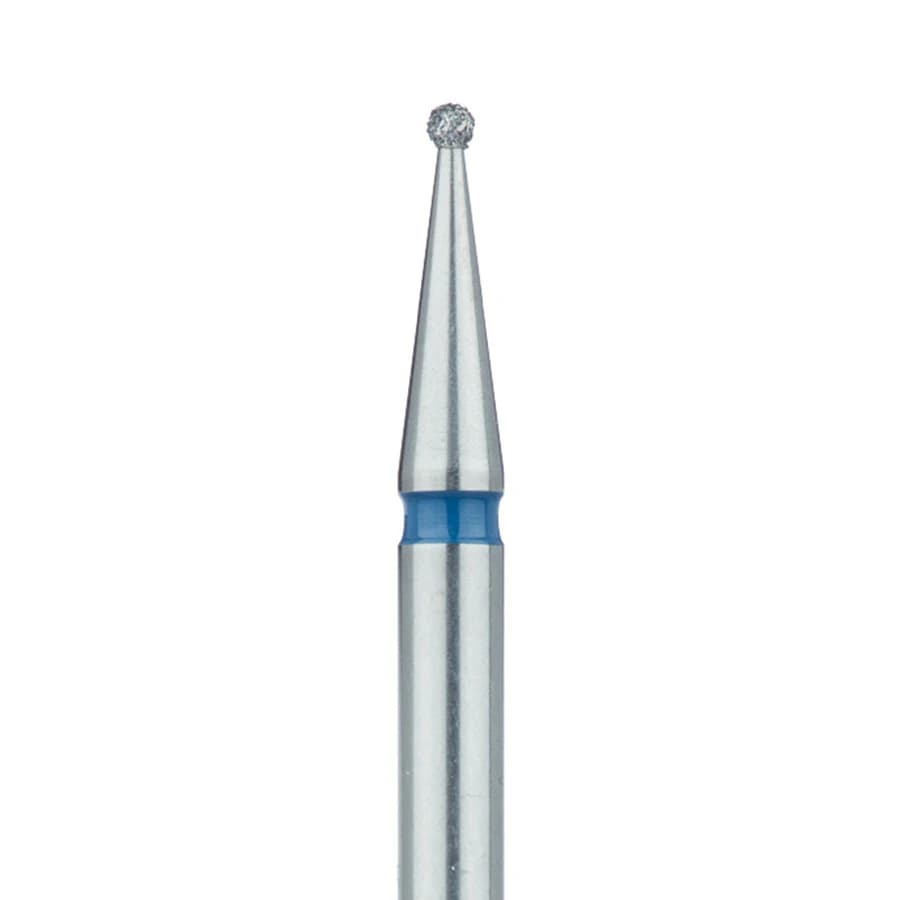 Meisinger 801-010-HP Round Diamond Bur, Medium Grit, 1.0 mm, HP Shank, 5/Pk - Meisinger Diamonds 801-010-HP Medium 5/Pk - Image 1