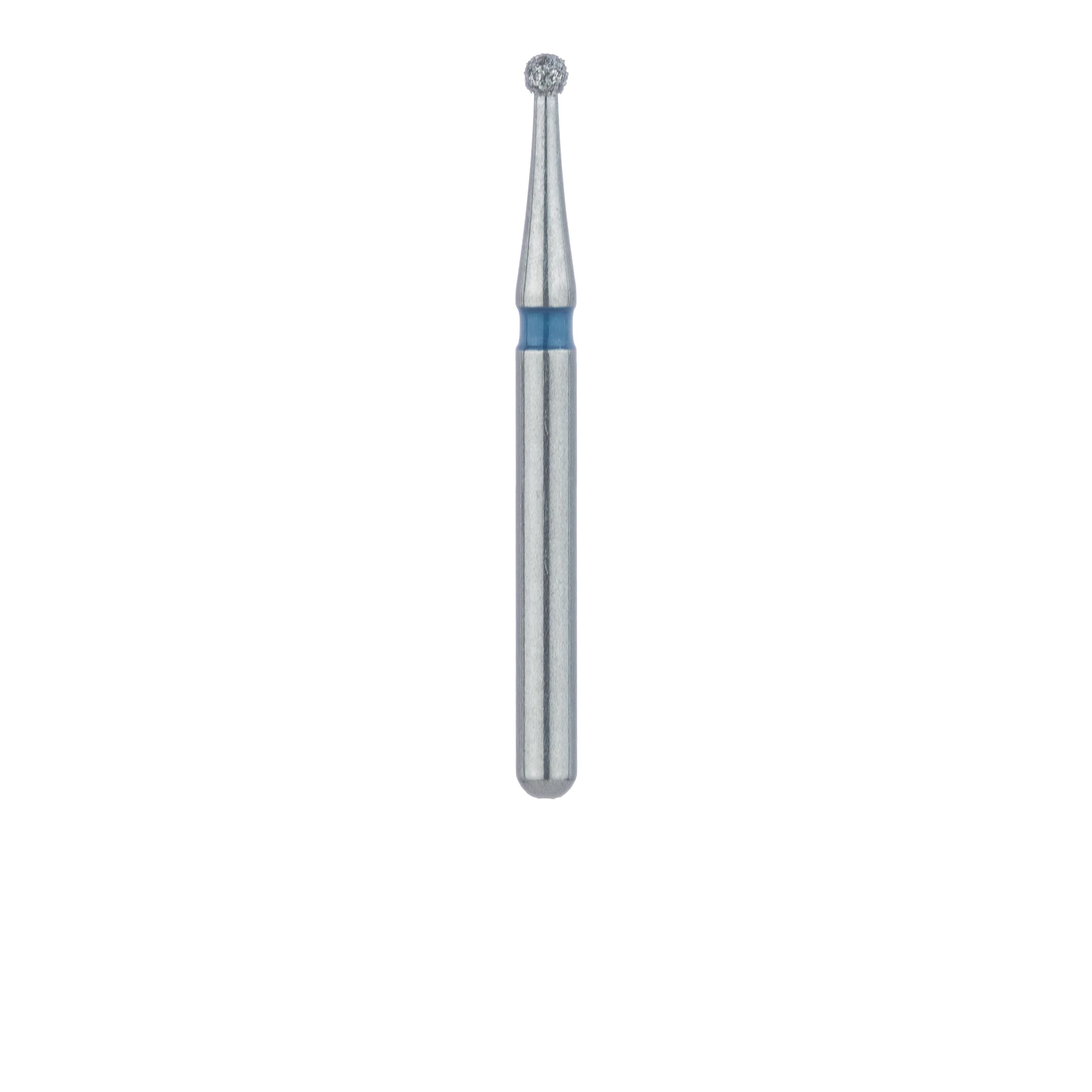 Meisinger 801-012-FG Diamond Bur, FG, Medium Grit, Blue Ring, Round Head, 1.2 mm, 5/Pkg thumbnail 2