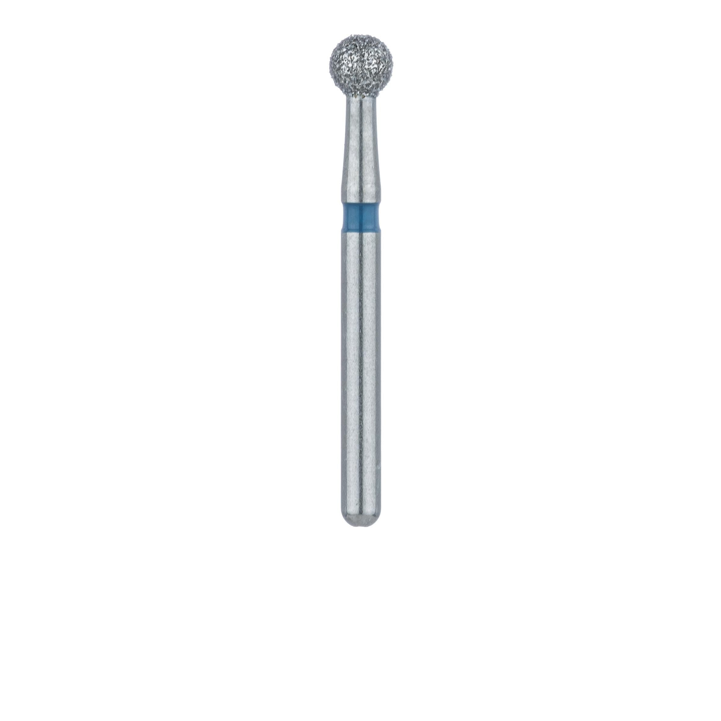 Meisinger Diamond Bur, FG, Round, Medium Grit (Blue), 2.5mm, 801-025, Pack of 5 thumbnail 2