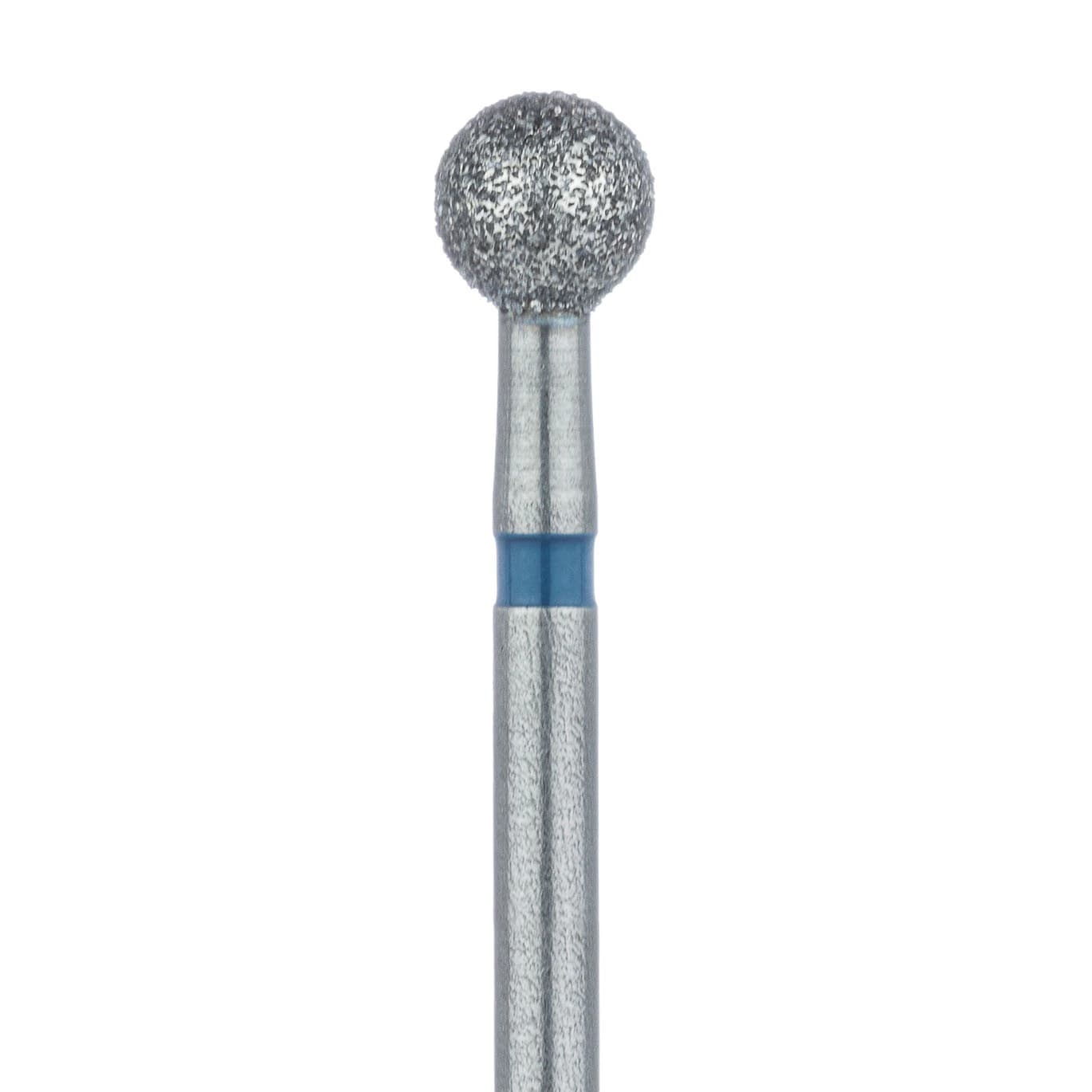Meisinger 801-033-FG Multi-Use Diamond Bur, Round, 3.3 mm, Medium Grit (Blue), Friction Grip, 2/Pk - Meisinger Diamonds 801-033-FG Medium 2/Pk - Image 1