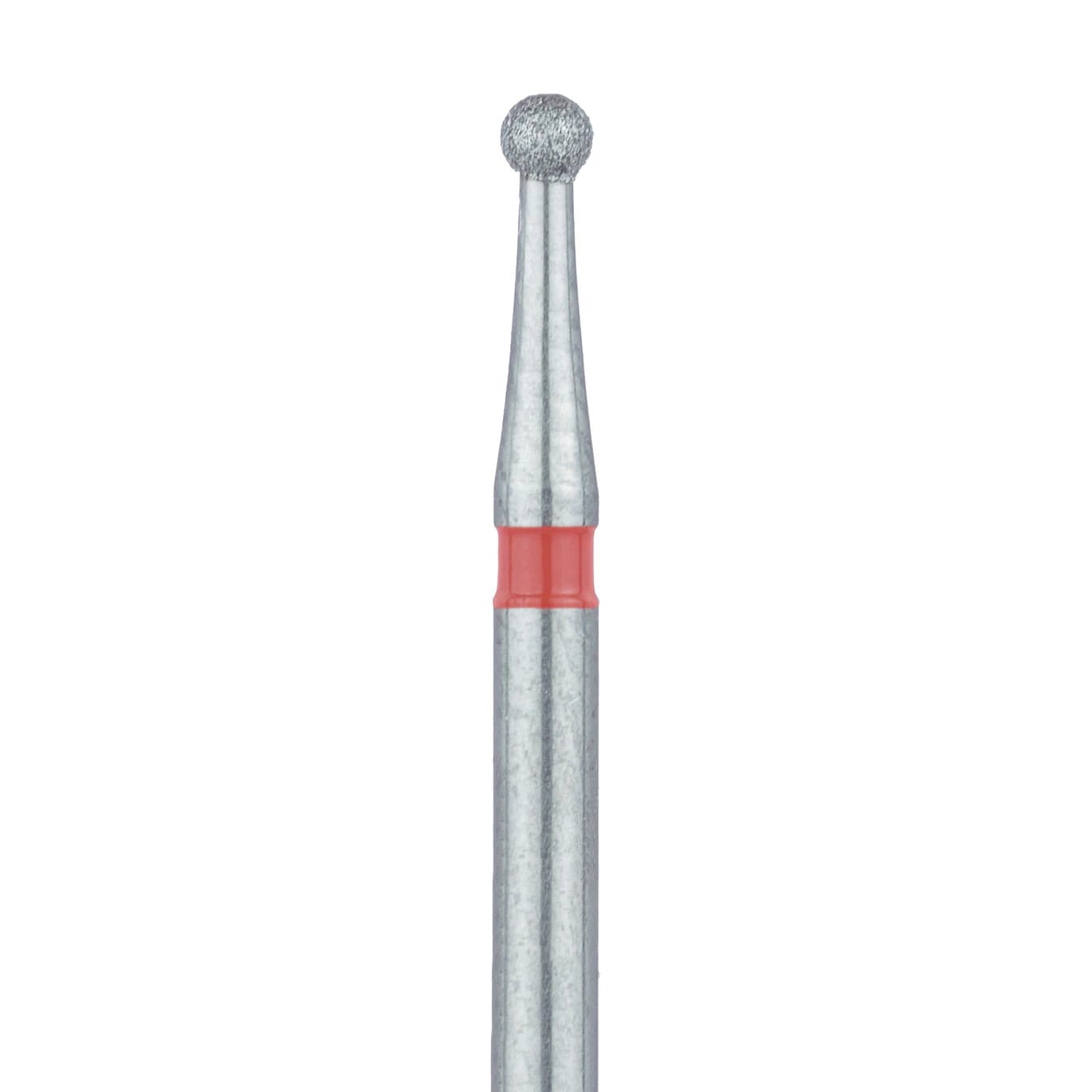 Meisinger Multi-Use Diamond Bur, FG, Round, #801F, 1.4 mm, Fine (Red), 5/Pk, 801F-014-FG - Meisinger Multi-Use Diamond Burs, FG, Round, # 801F, 1.4 mm, Fine, Red, 5/Pk, 801F-014-FG - Image 1