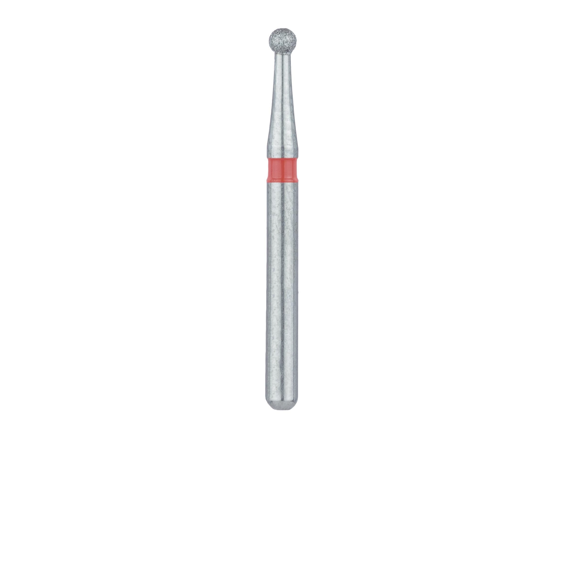 Meisinger Multi-Use Diamond Bur, FG, Round, #801F, 1.4 mm, Fine (Red), 5/Pk, 801F-014-FG thumbnail 2