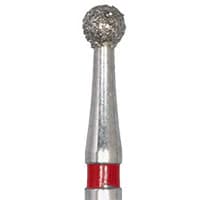 Meisinger 801F-018 RA Fine Diamond Bur, Round 1.8mm, Multi-Use, 5/Pack - Meisinger RA Diamonds - 801-018 - Fine - Image 1