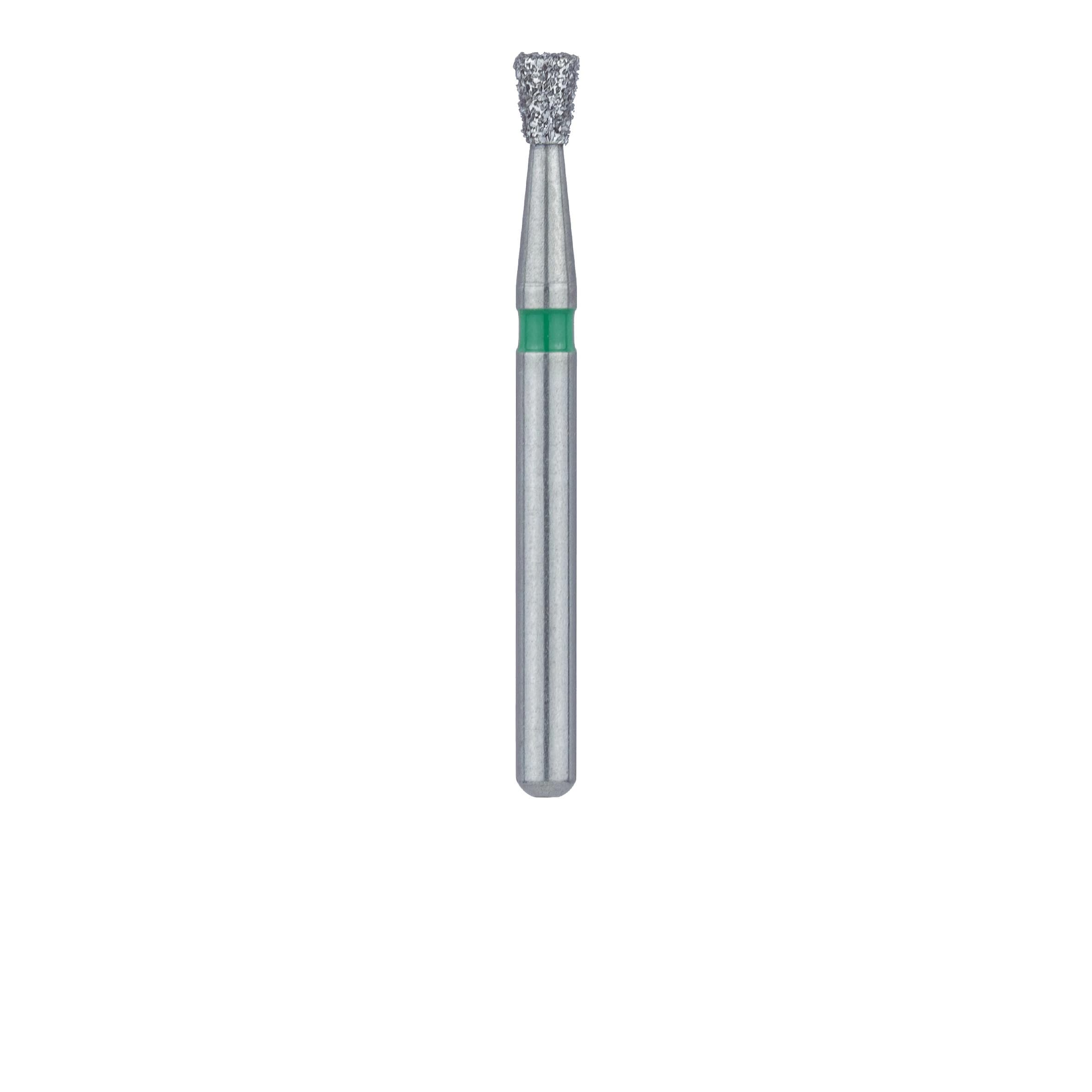 Meisinger 805G-018-FG Diamond Bur, Inverted Cone, Coarse Grit, Green Ring, Friction Grip, 1.8 mm Head Diameter, 2.3 mm Head Length, 5/Pkg thumbnail 2
