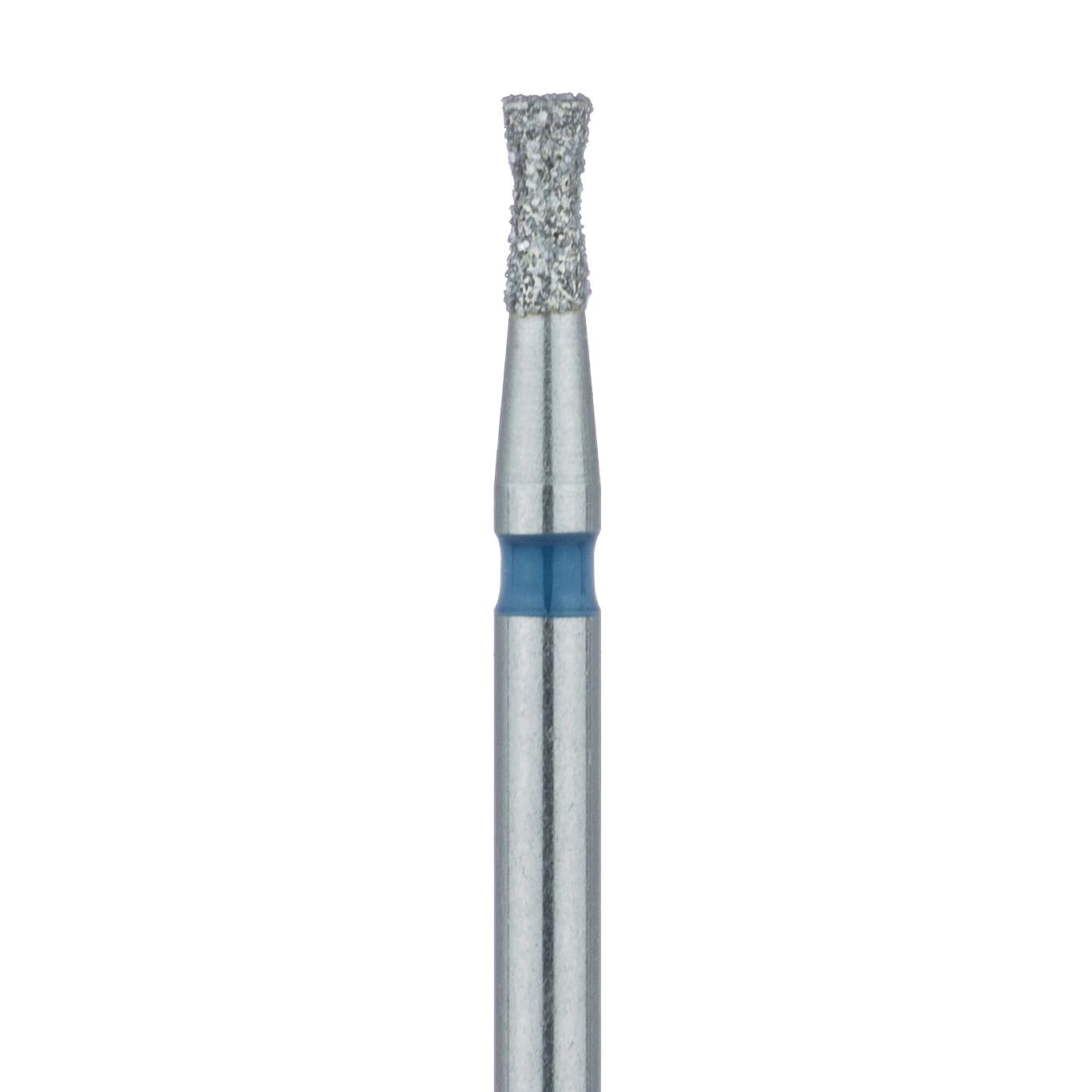 Meisinger Diamond Bur, FG, Medium Grit, Blue Ring, Hourglass/Double Inverted Cone, 806-014, 1.4 mm Head Diameter, 3.0 mm Head Length, 5/Pack - Meisinger Diamond, FG, Medium, Blue, Hourglass, 806-014, Pkg/5 - Image 1