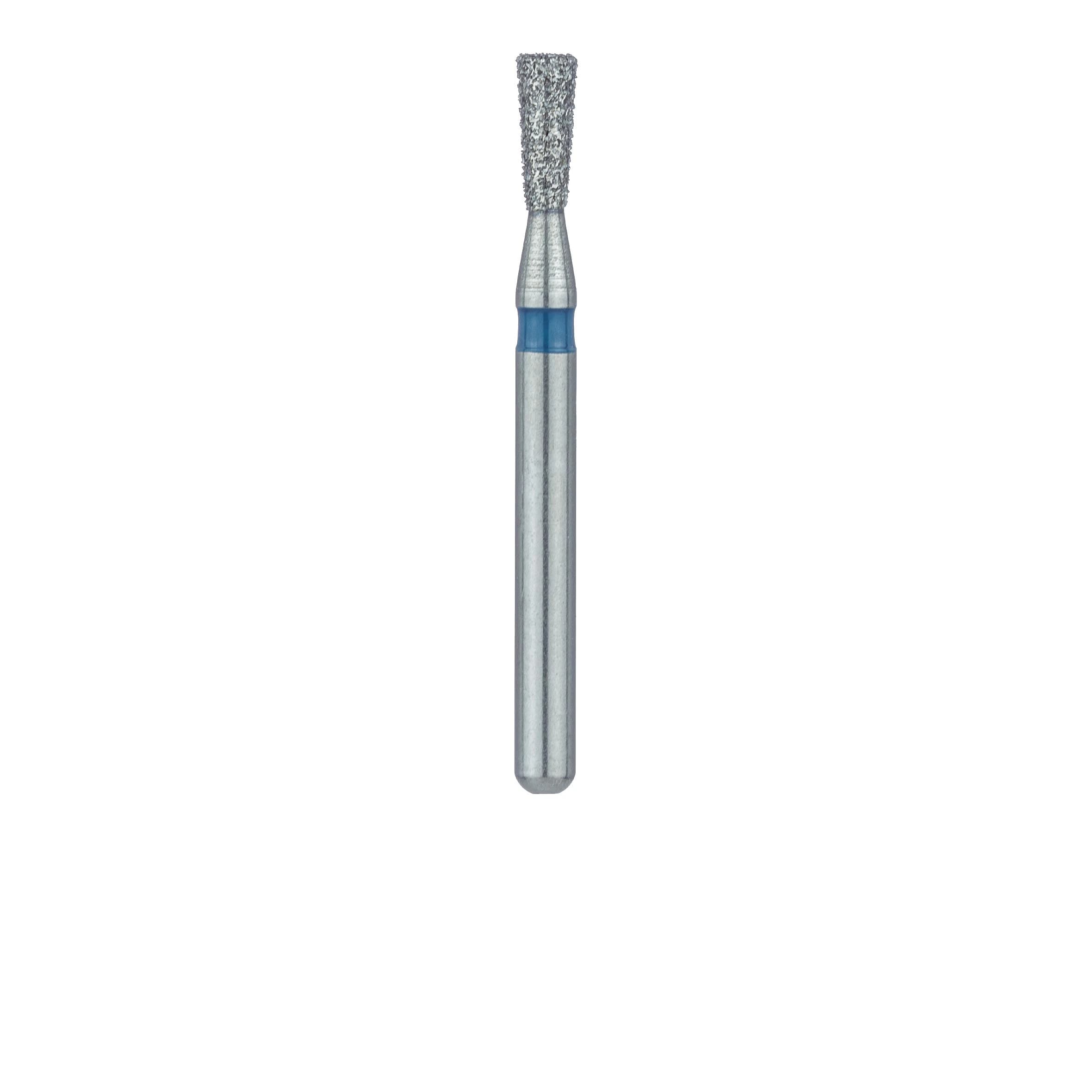Meisinger Diamond Bur FG, Inverted Cone, Medium Grit, Blue Ring, 807-016-FG, 1.6 mm Head Diameter, 4.0 mm Head Length, 5/Pkg thumbnail 2