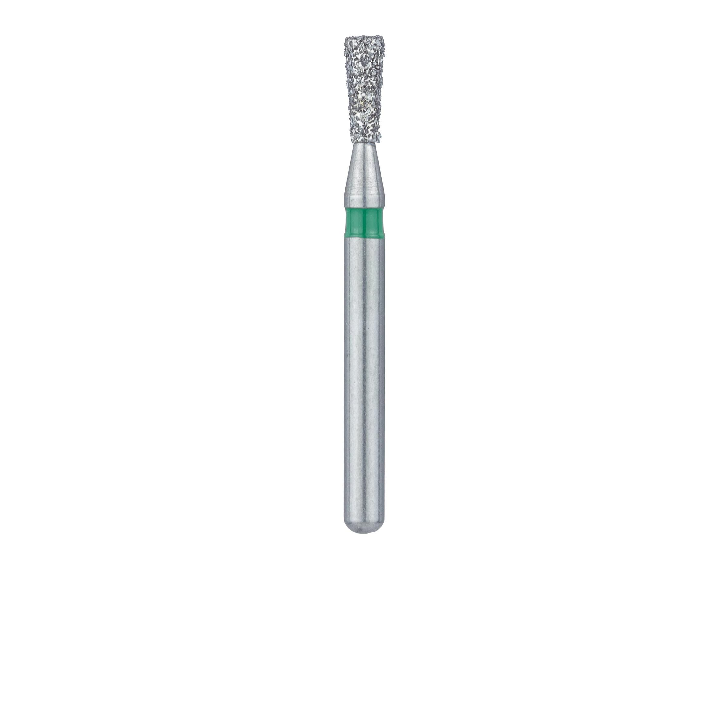 Meisinger 807G-016-FG Diamond Bur, Inverted Cone, Coarse (Green), Friction Grip, 1.6 mm Head Diameter, 4.0 mm Head Length, 5/Pkg thumbnail 2