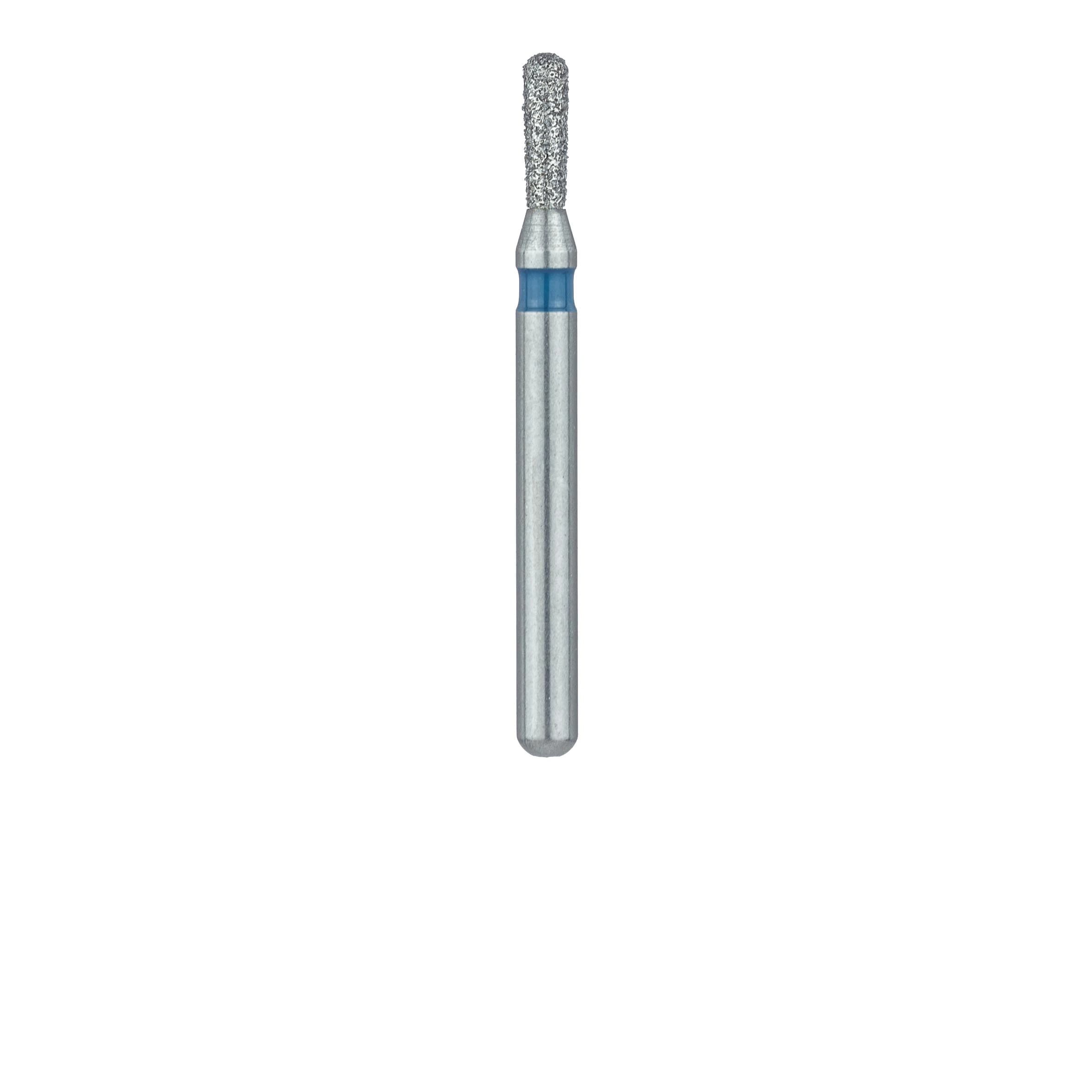 Meisinger 808R-012-FG Diamond Bur, Round End Pear, Medium Grit, Blue Ring, 1.2 mm Head Diameter, 4.0 mm Head Length, Friction Grip, 5/Pkg thumbnail 2