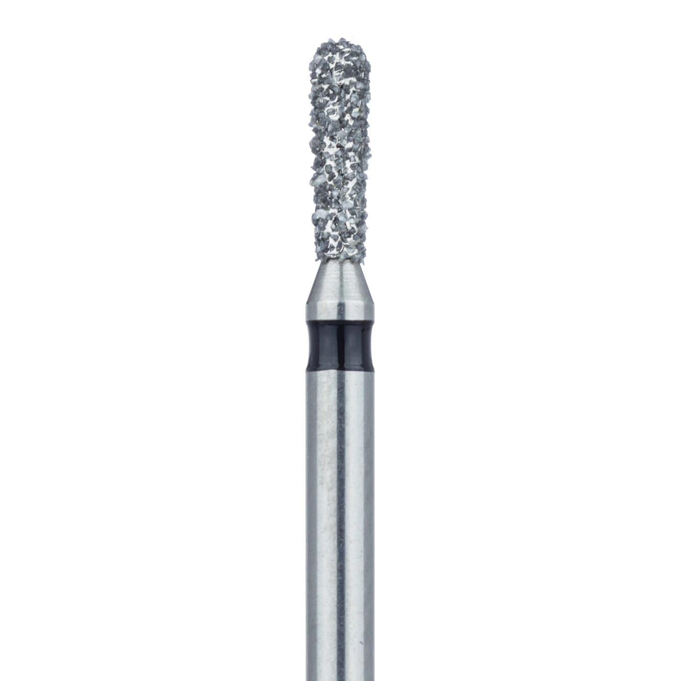 Meisinger 808RH-014 FG Diamond Bur, Round End Pear, Super Coarse (Black), 1.4 mm Head, 5/Pack - Meisinger FG Diamonds - Super Coarse - 808R-014 - Image 1
