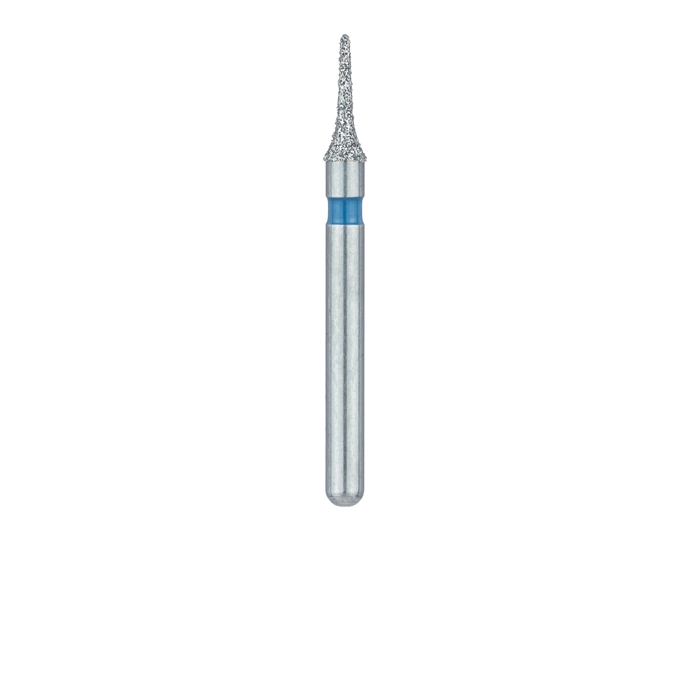 Meisinger Diamond Bur, FG, Medium Grit, Blue Ring, Interproximal Mosquito Shape, 820-016, 1.6 mm Head Diameter, 5/Pkg thumbnail 2